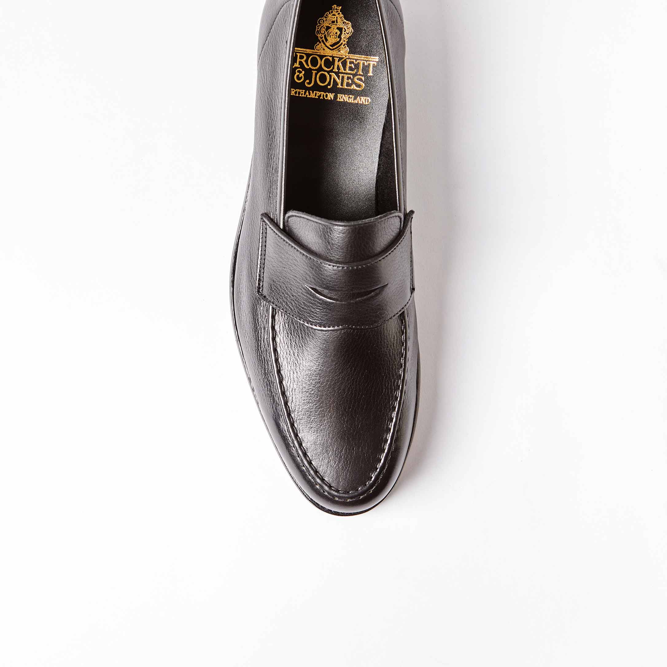 Harvard 2 - Black Milled Calf