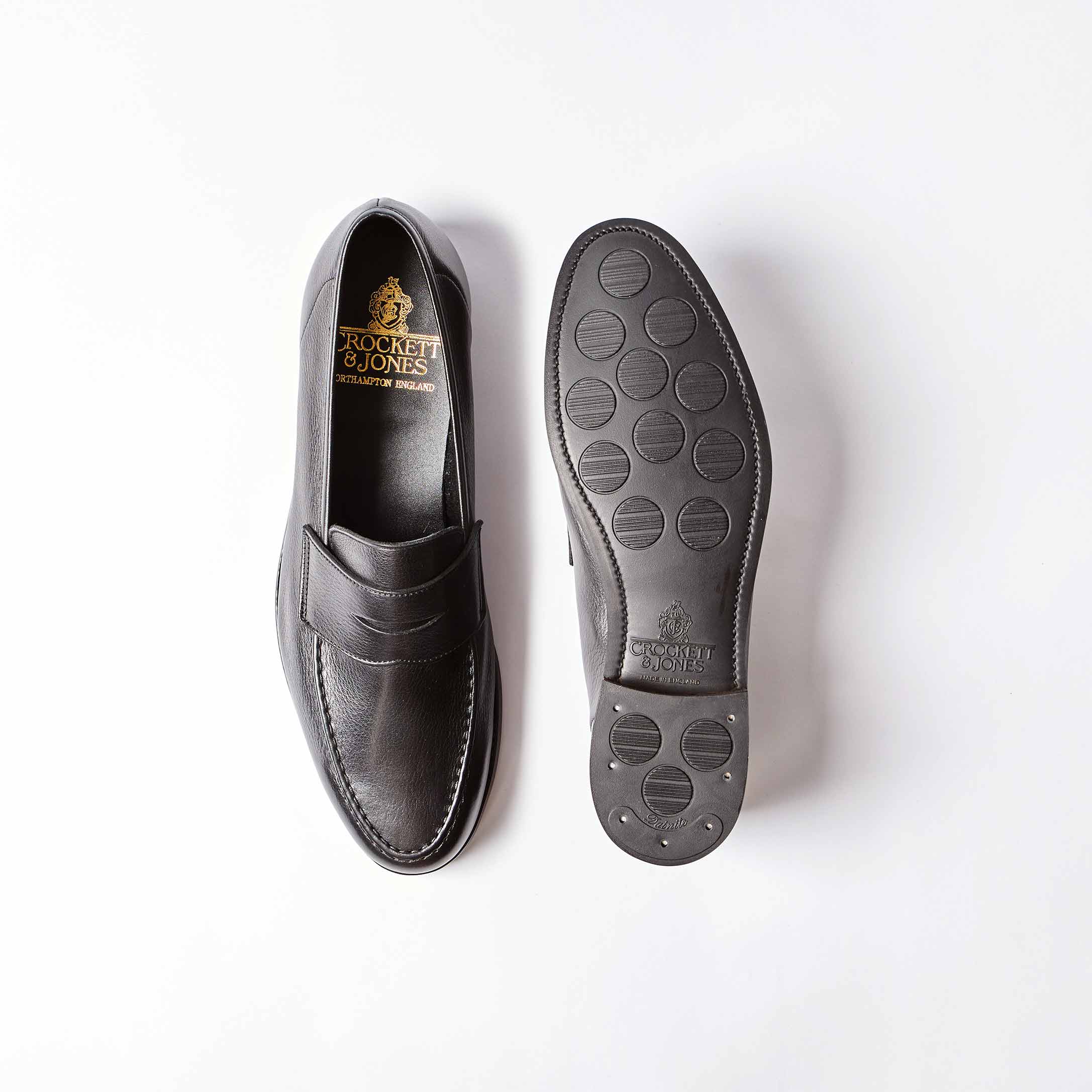 Harvard 2 - Black Milled Calf