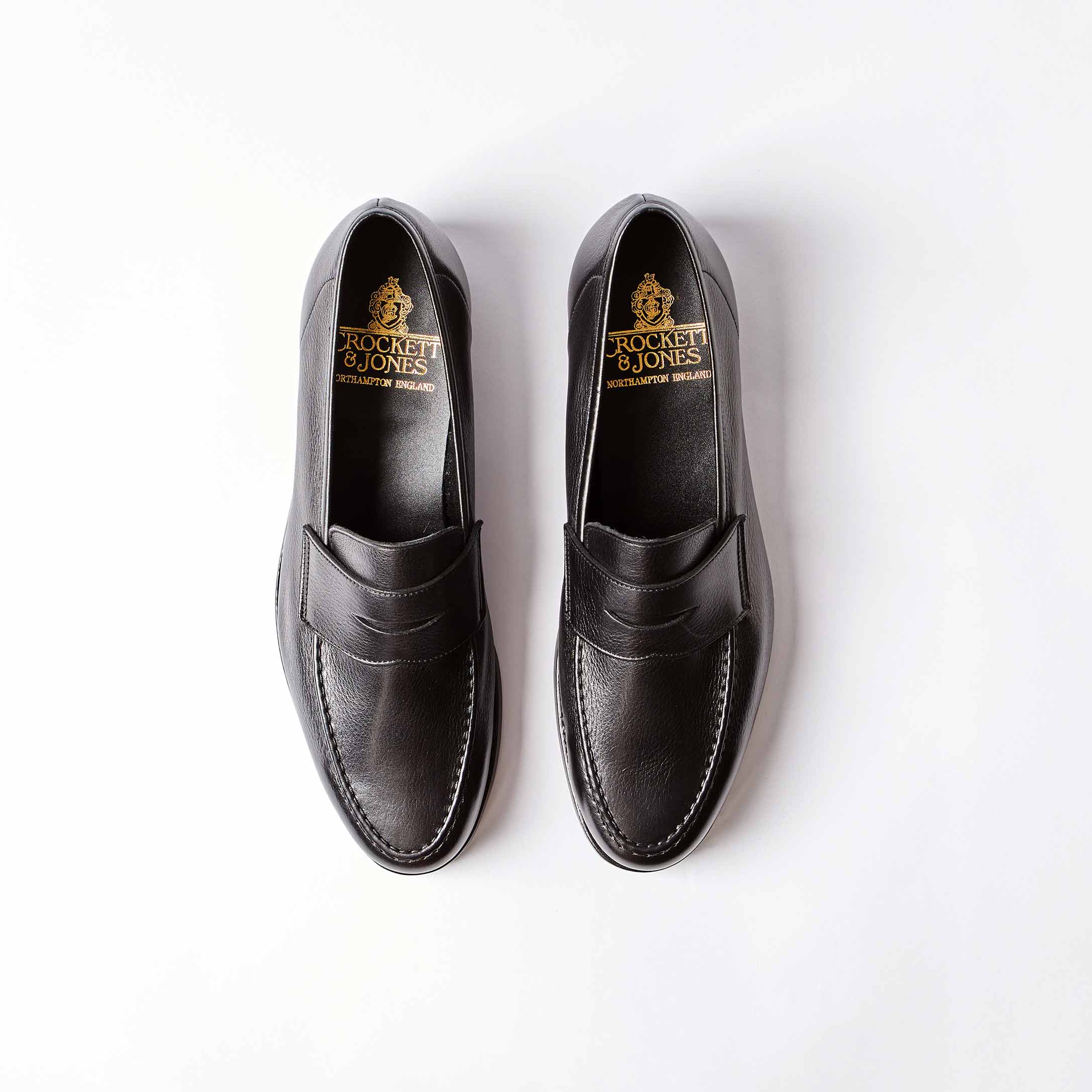 Harvard 2 - Black Milled Calf