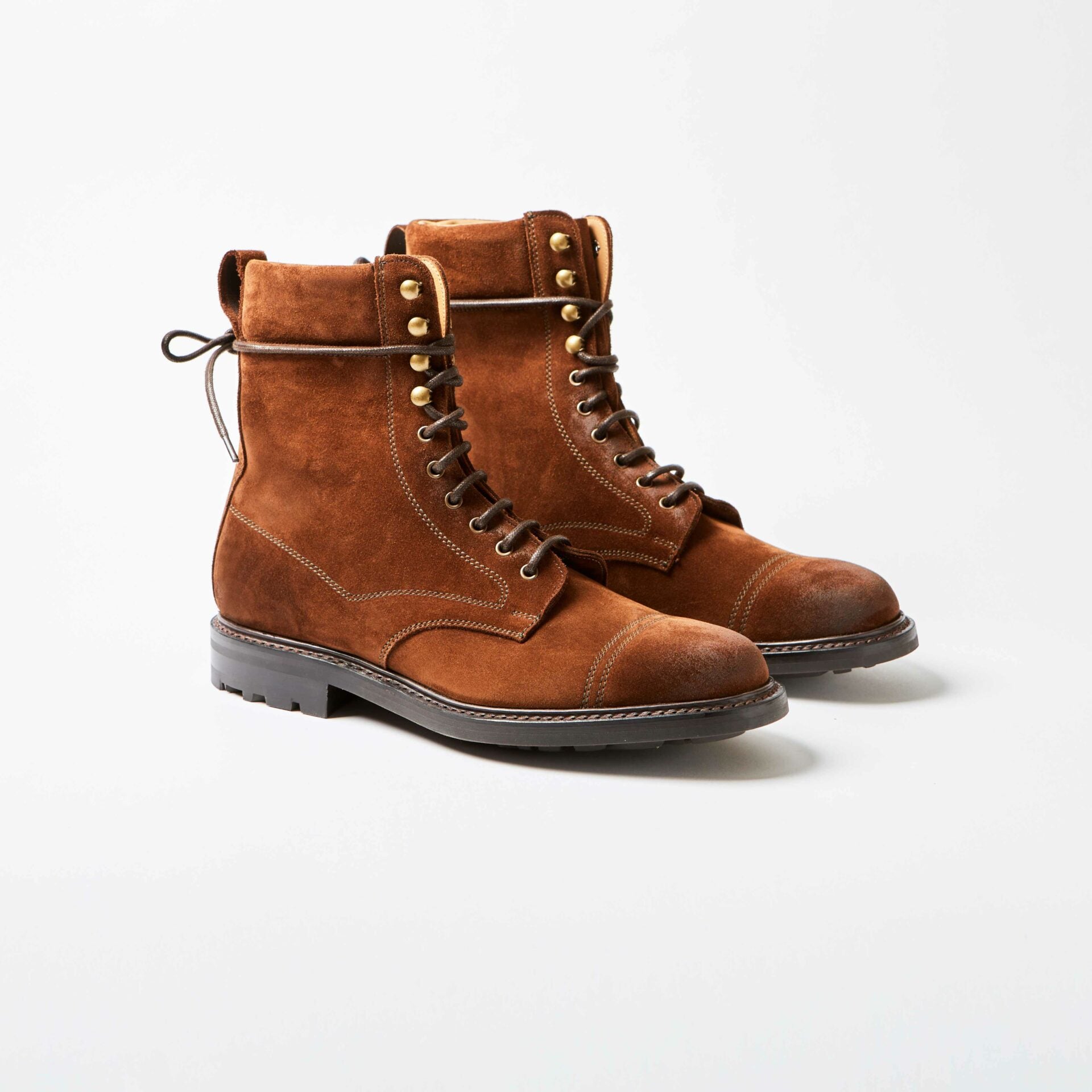 Cheaney for Bowhill & Elliott - Mallory Snuff Repello Suede Derby Boots