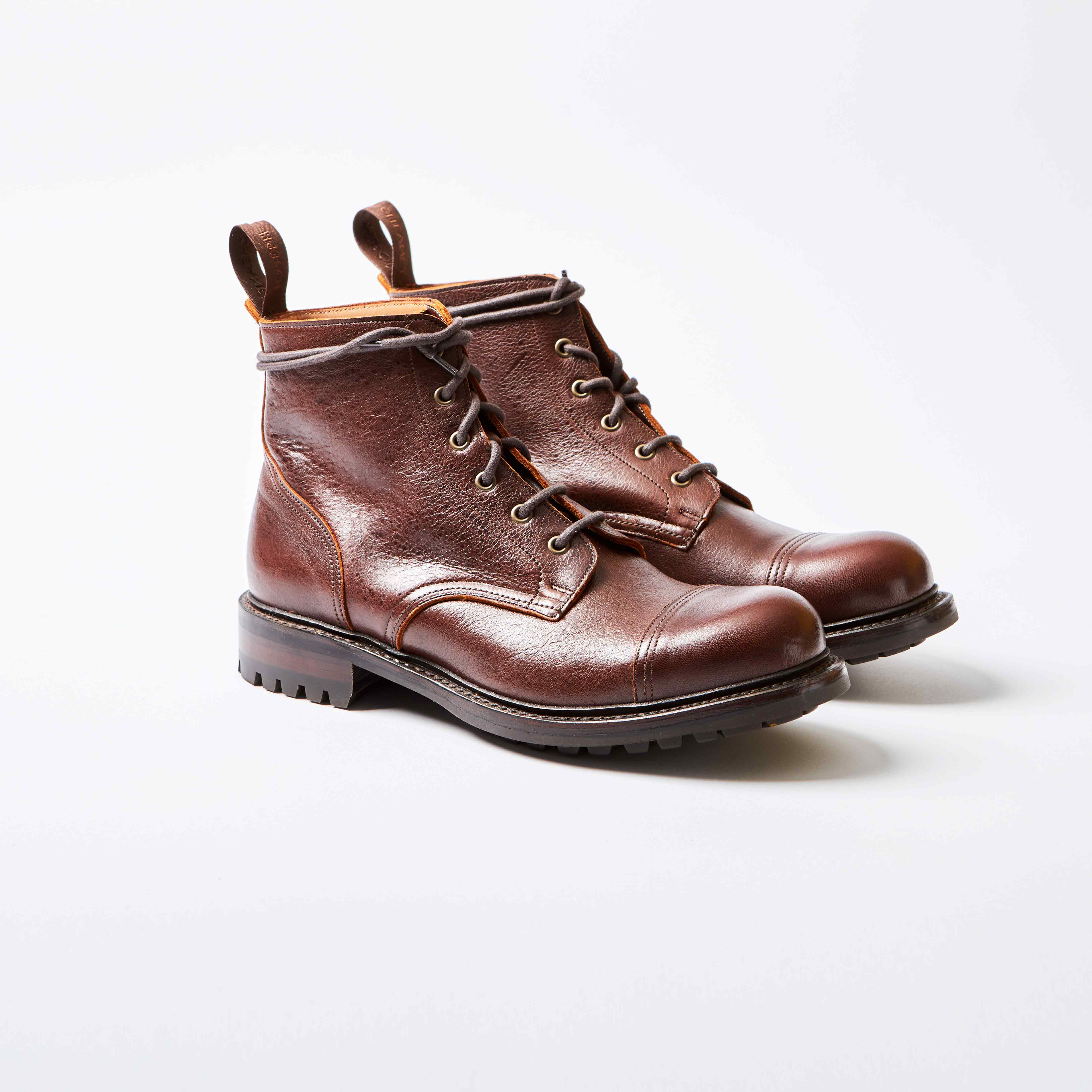 Hurricane Whiskey Kudu Leather Derby Boots
