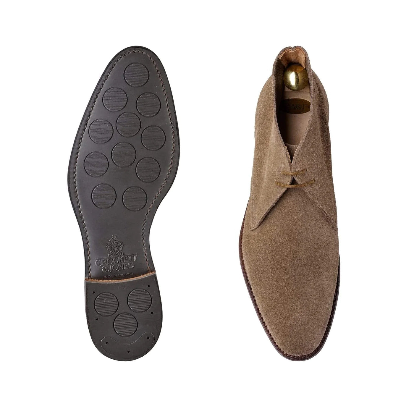 Sulgrave Khaki Suede Chukka Boots