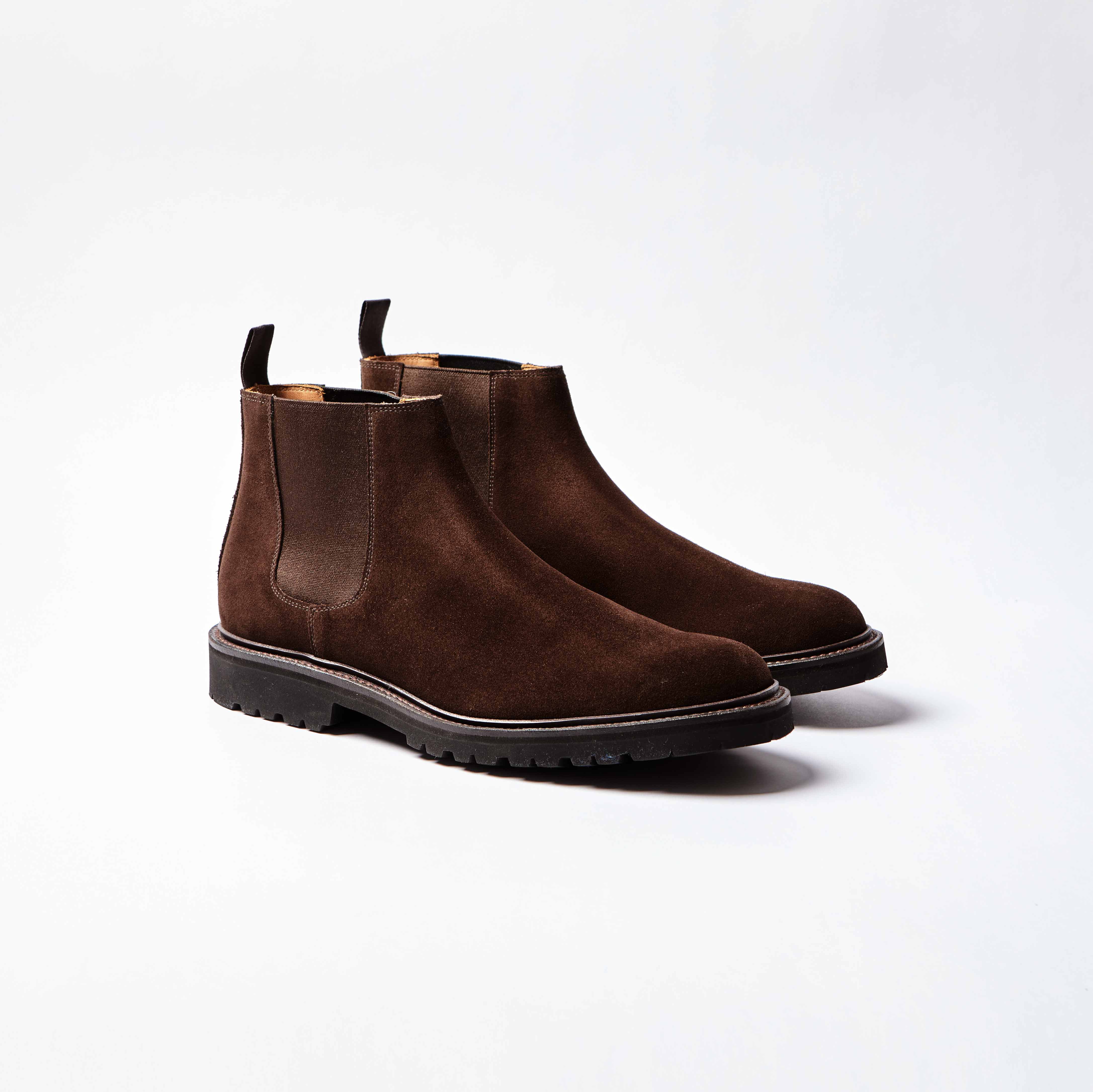 Elgin in Dark Brown Suede