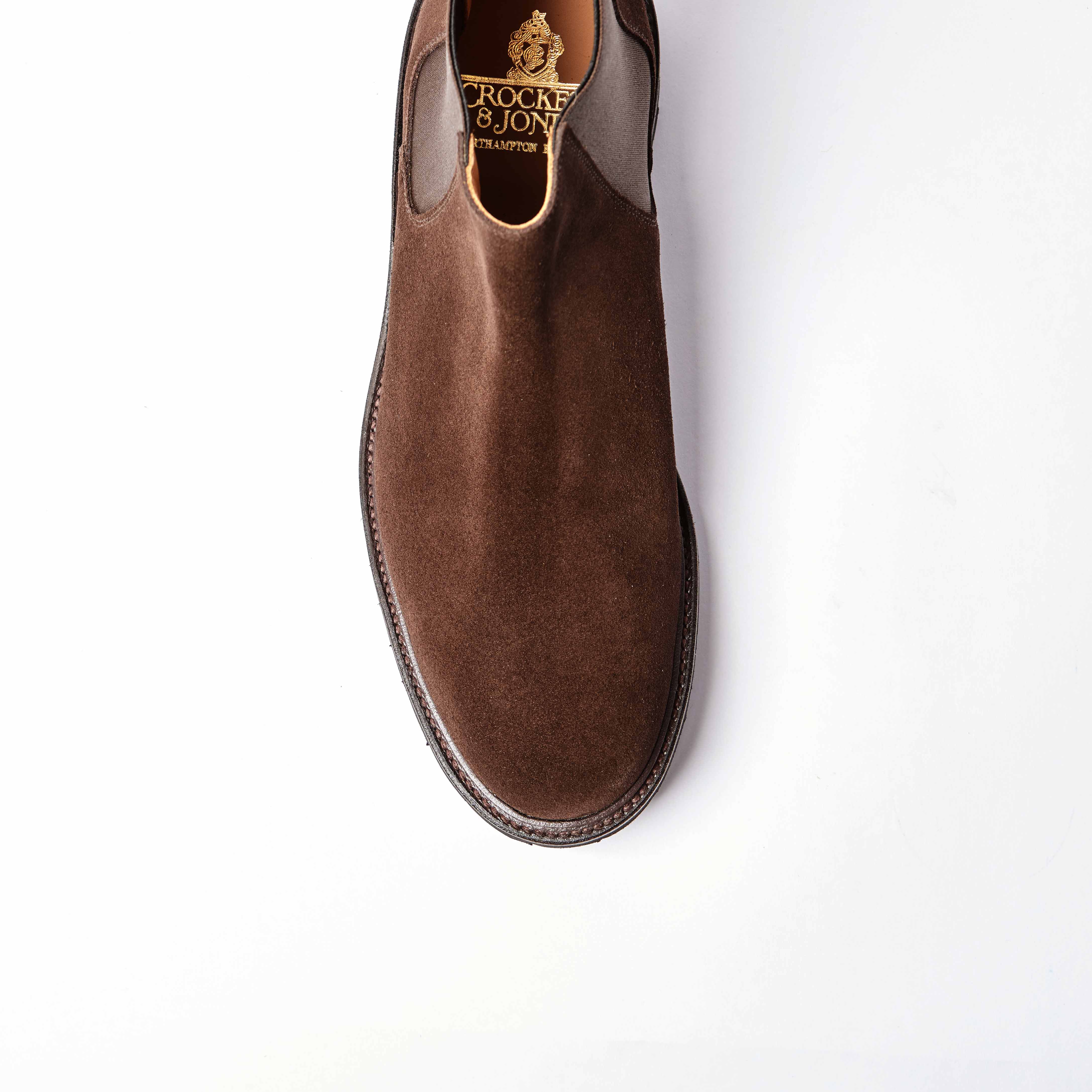 Elgin in Dark Brown Suede