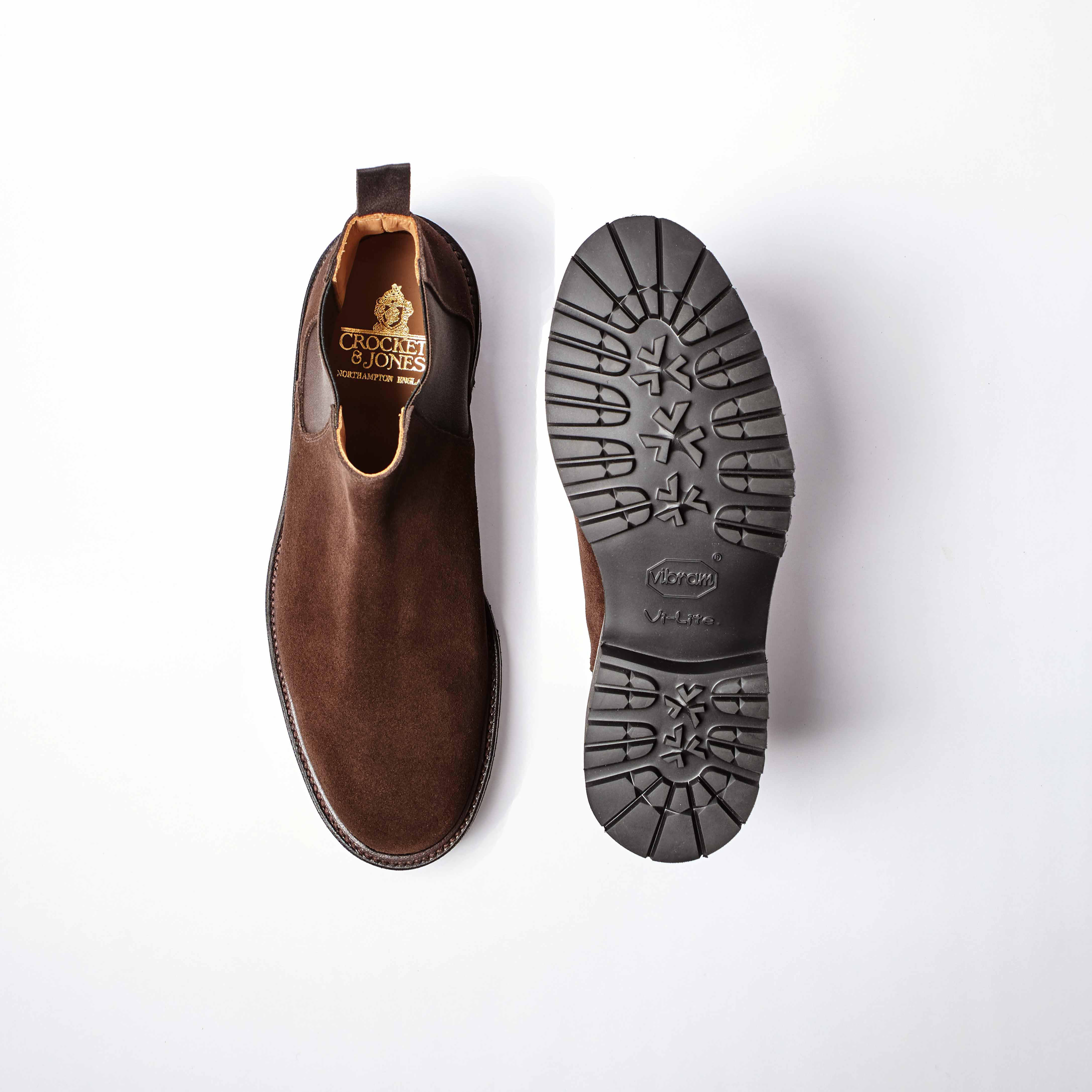 Elgin in Dark Brown Suede