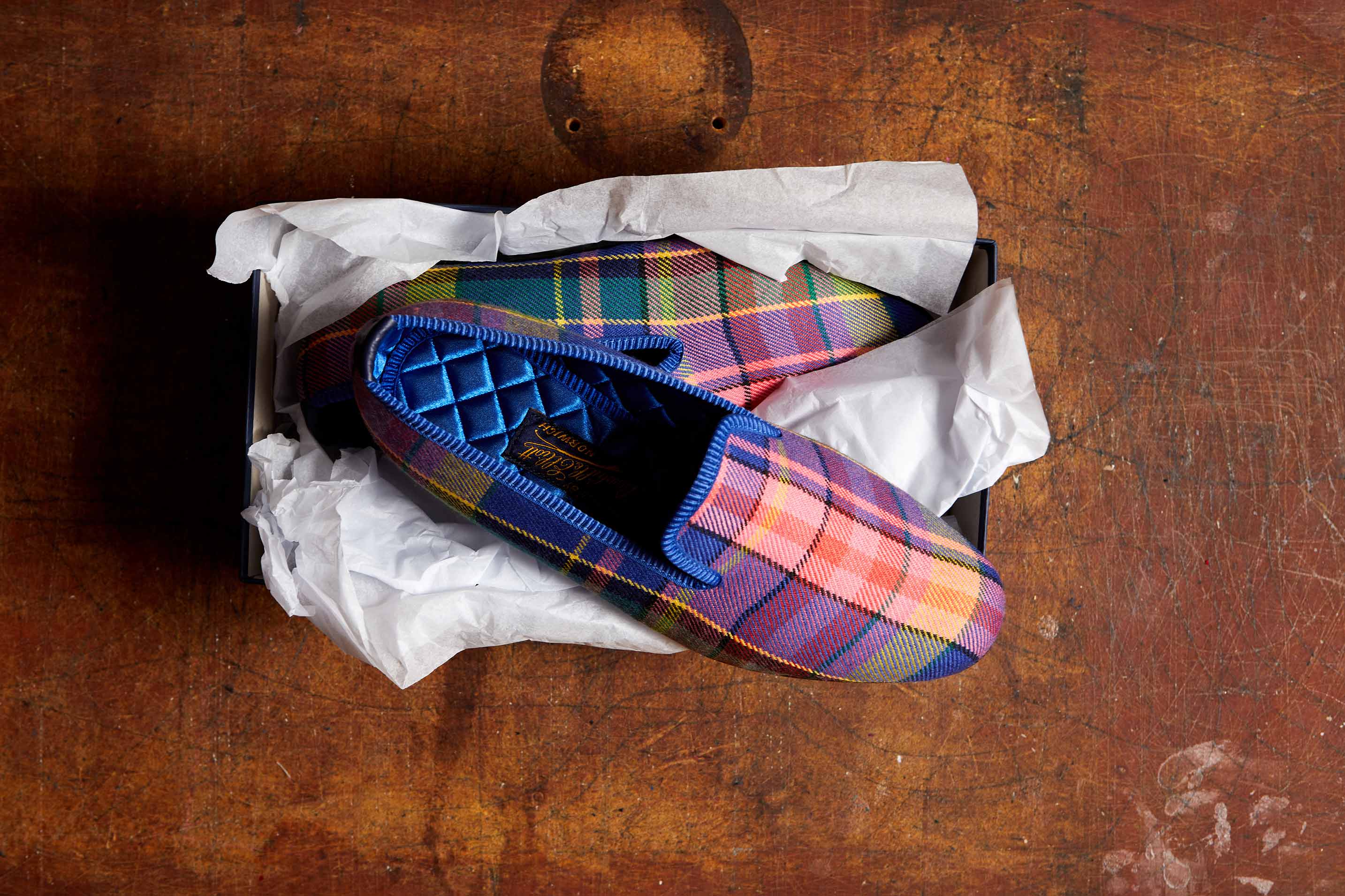 Limited Edition - JV Check Albert Slippers