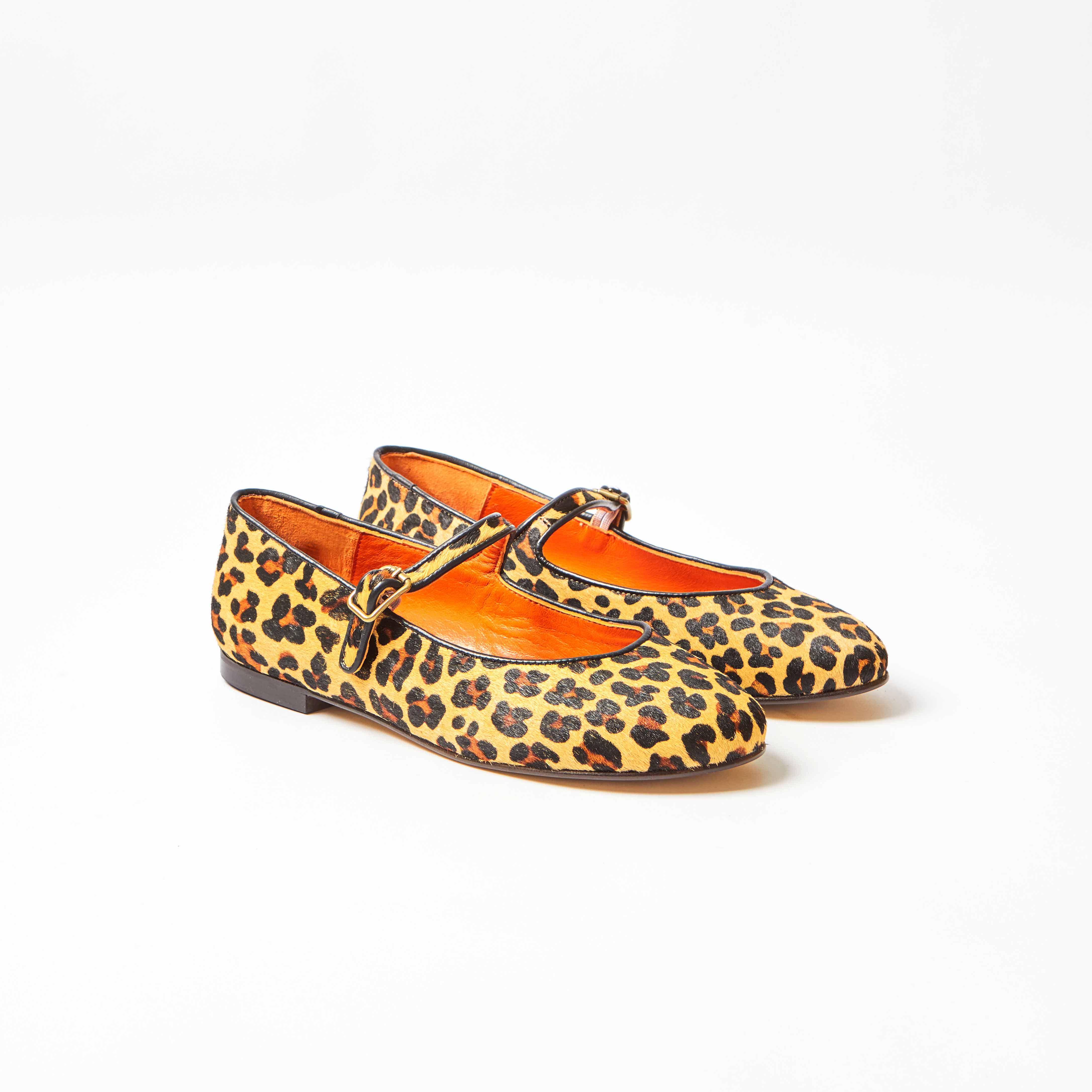 Fay Leopard Pony Mary Jane