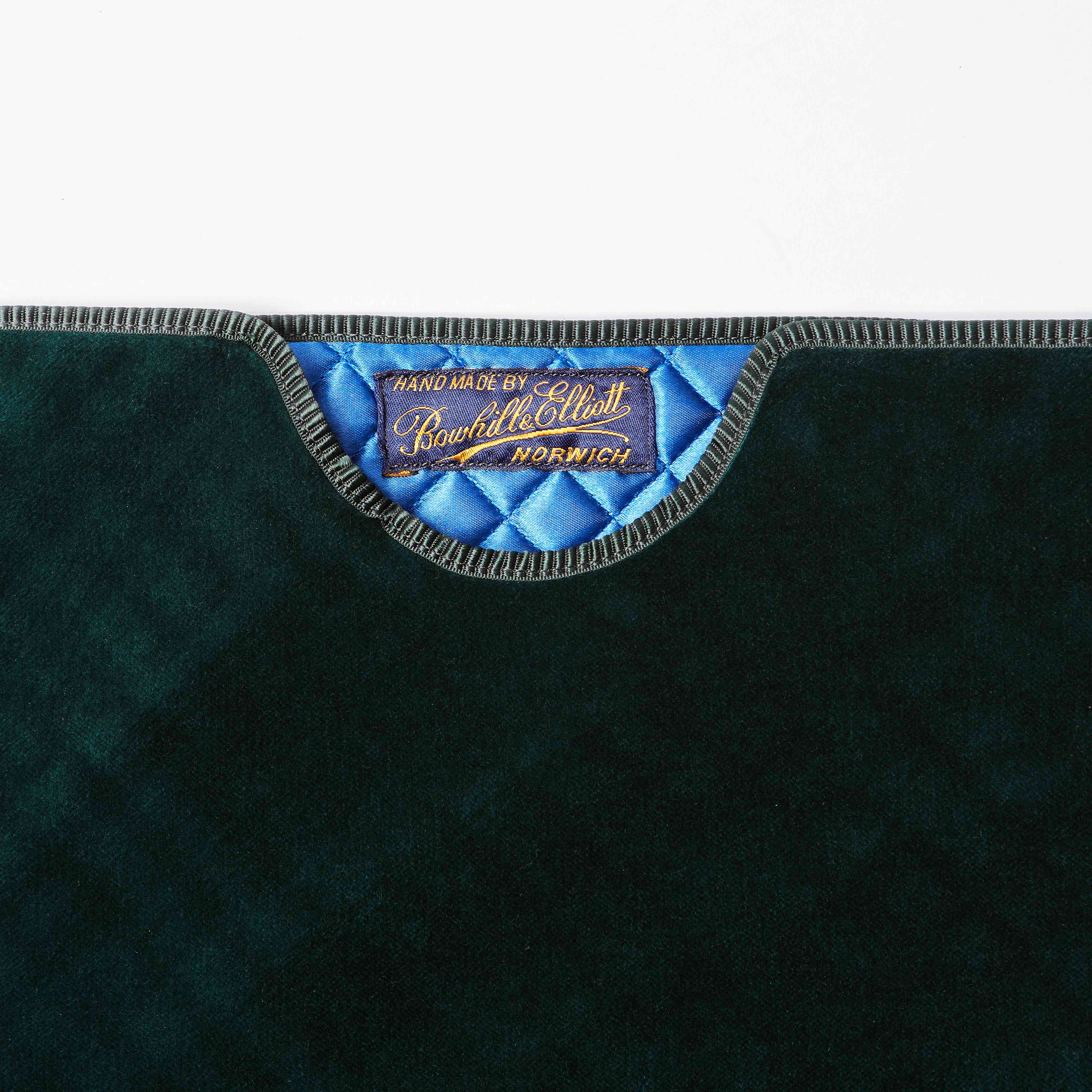 Laptop Case in Green Velvet