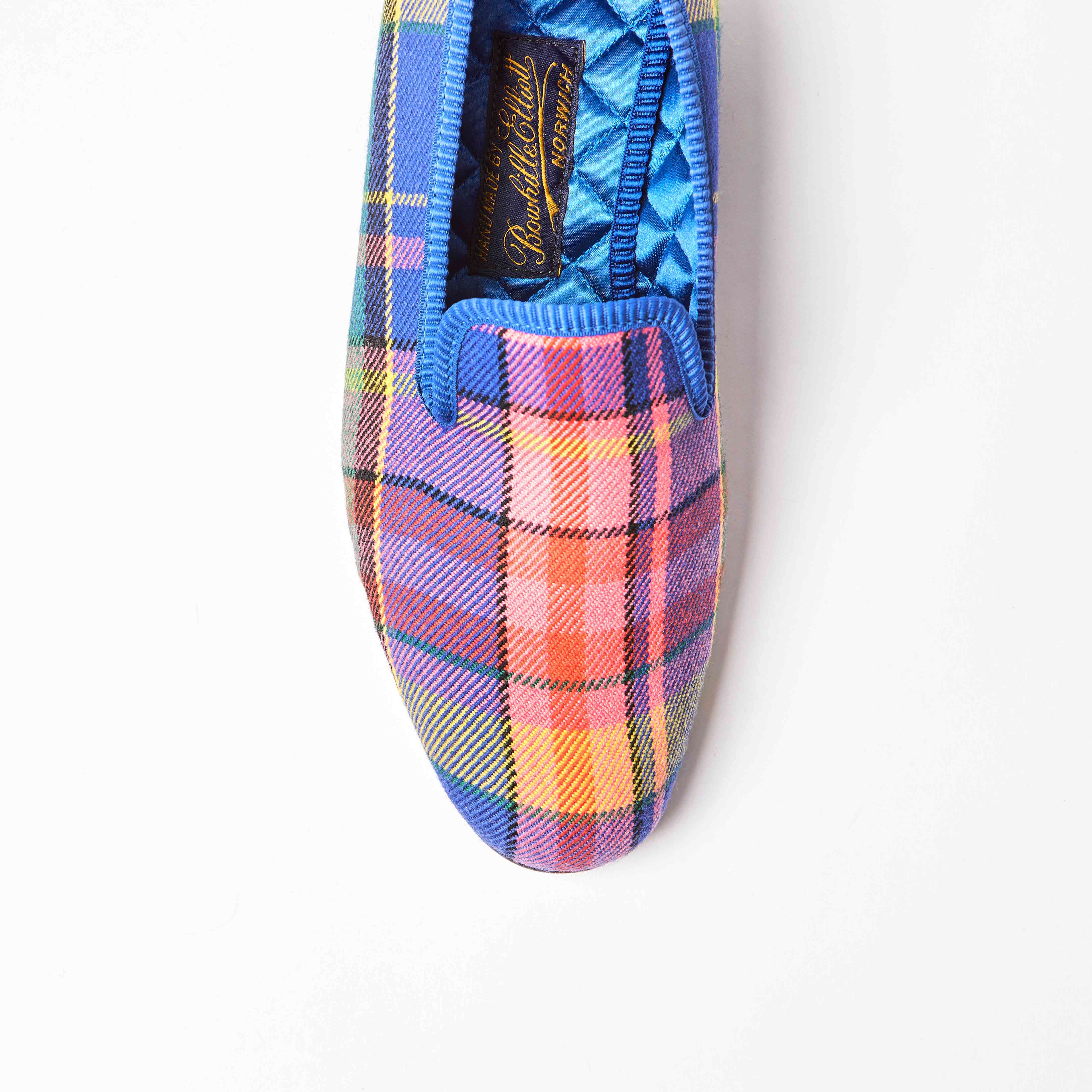 Limited Edition - Bowhill & Elliott x Dashing Tweeds JV Check Albert Slippers