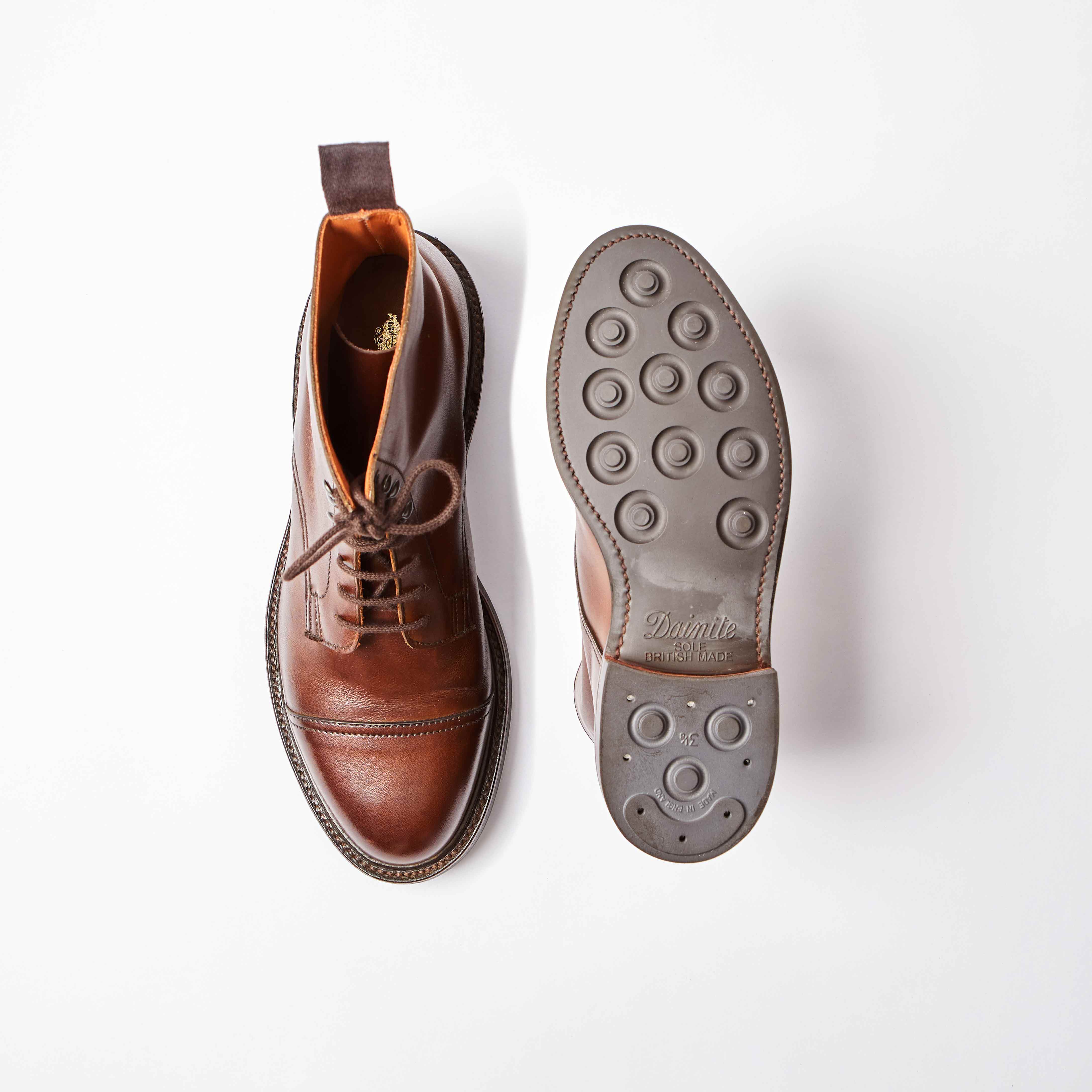 Jane Dark Brown Burnished Calf Women's Derby Boot