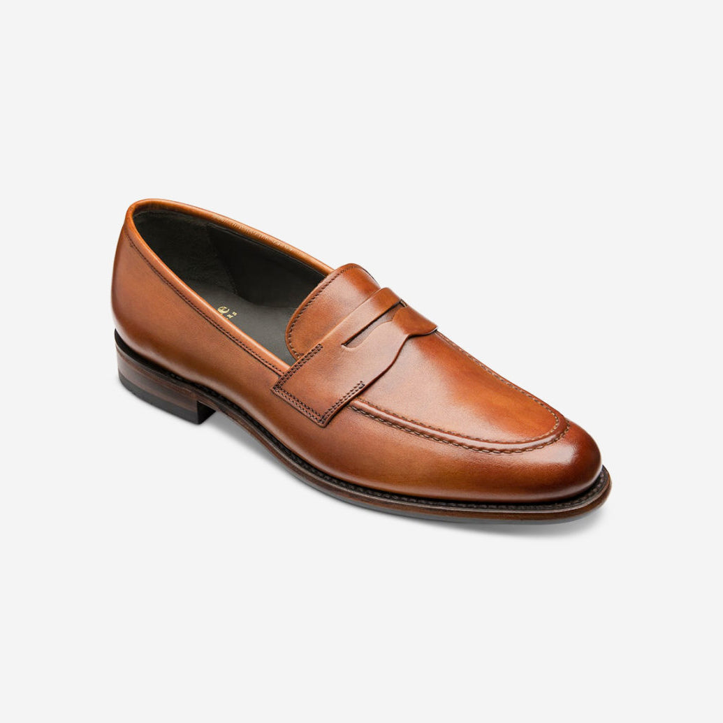 Wiggins Tan Calf Leather Loafers
