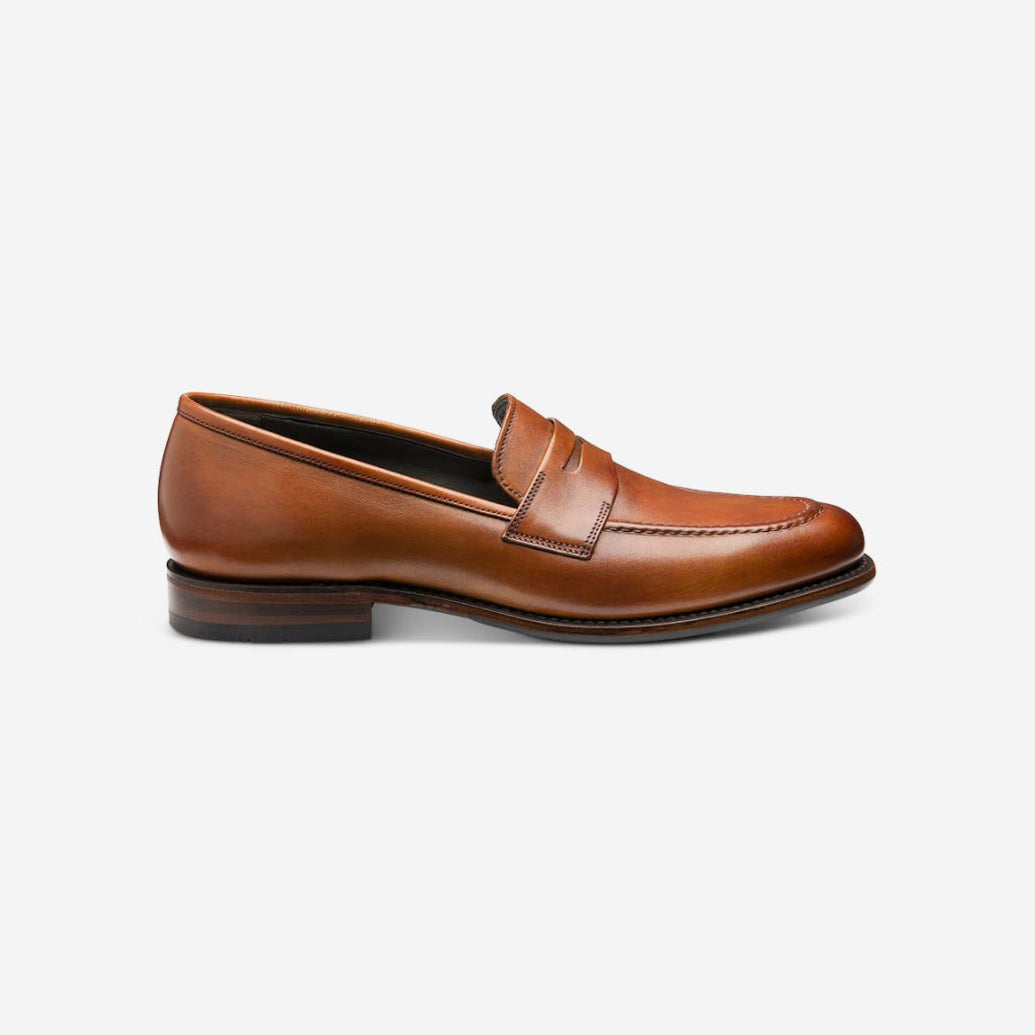 Wiggins Tan Calf Leather Loafers