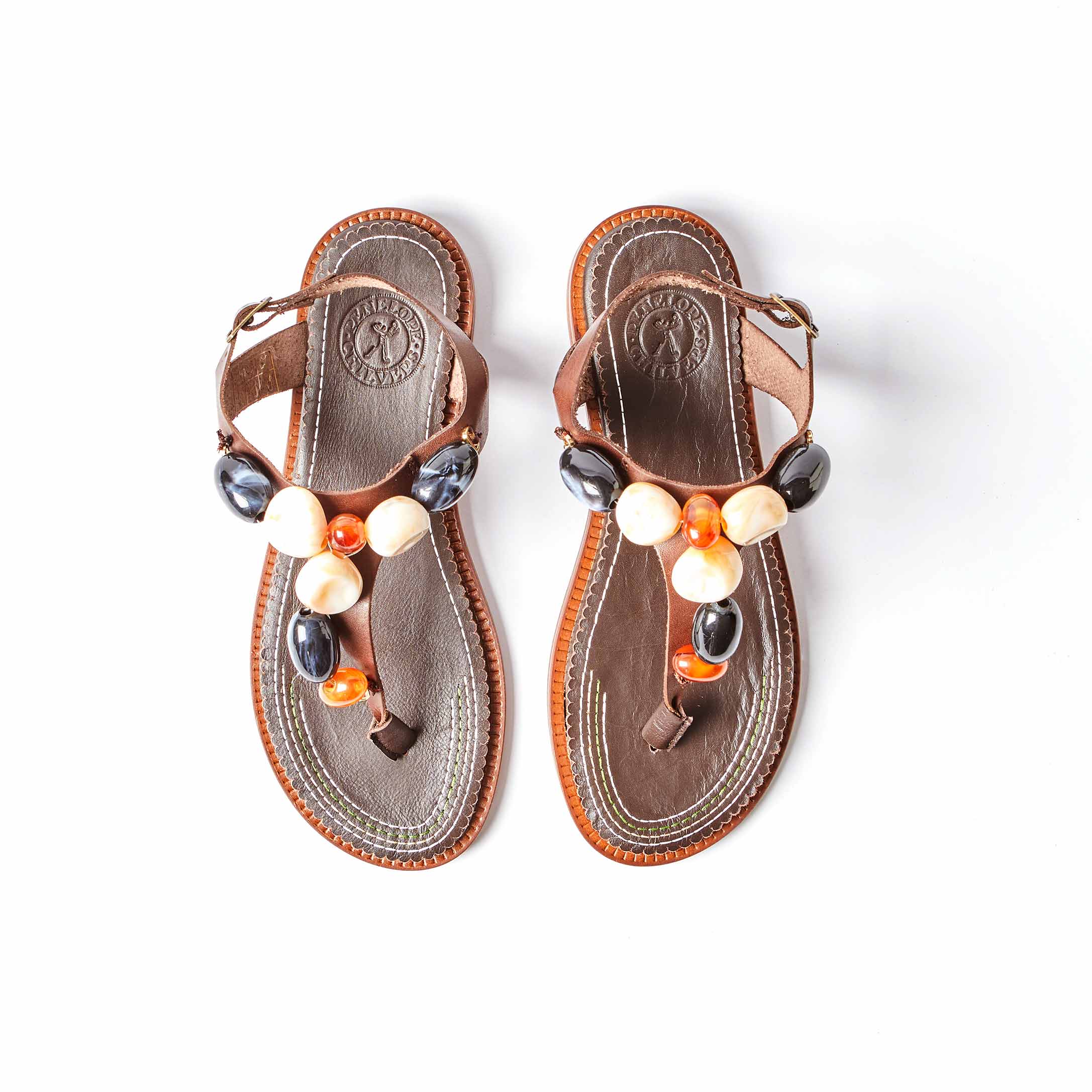 Kala Leather Sandal in Bitter Chocolate