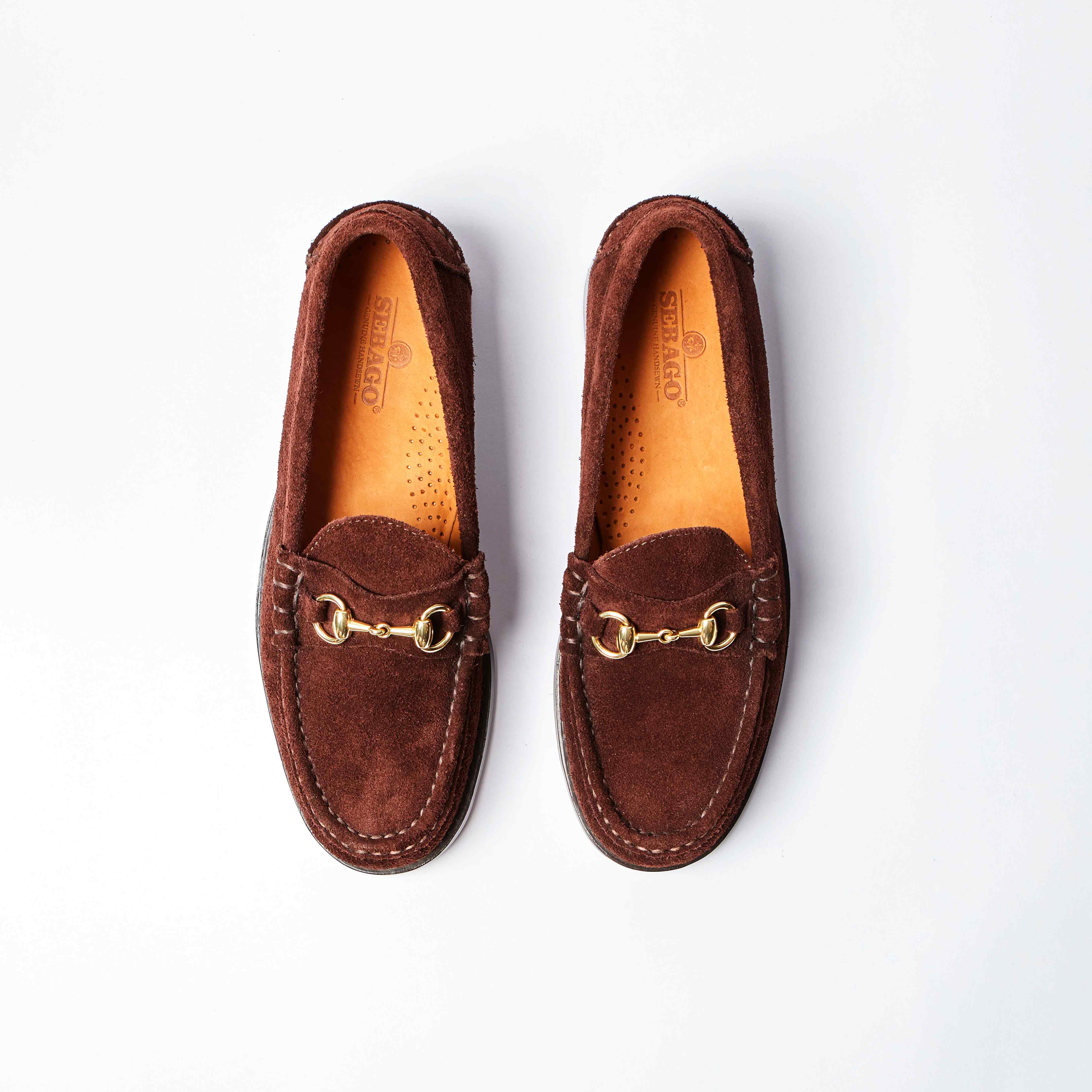 Joe Modena Loafer in Dark Brown Suede