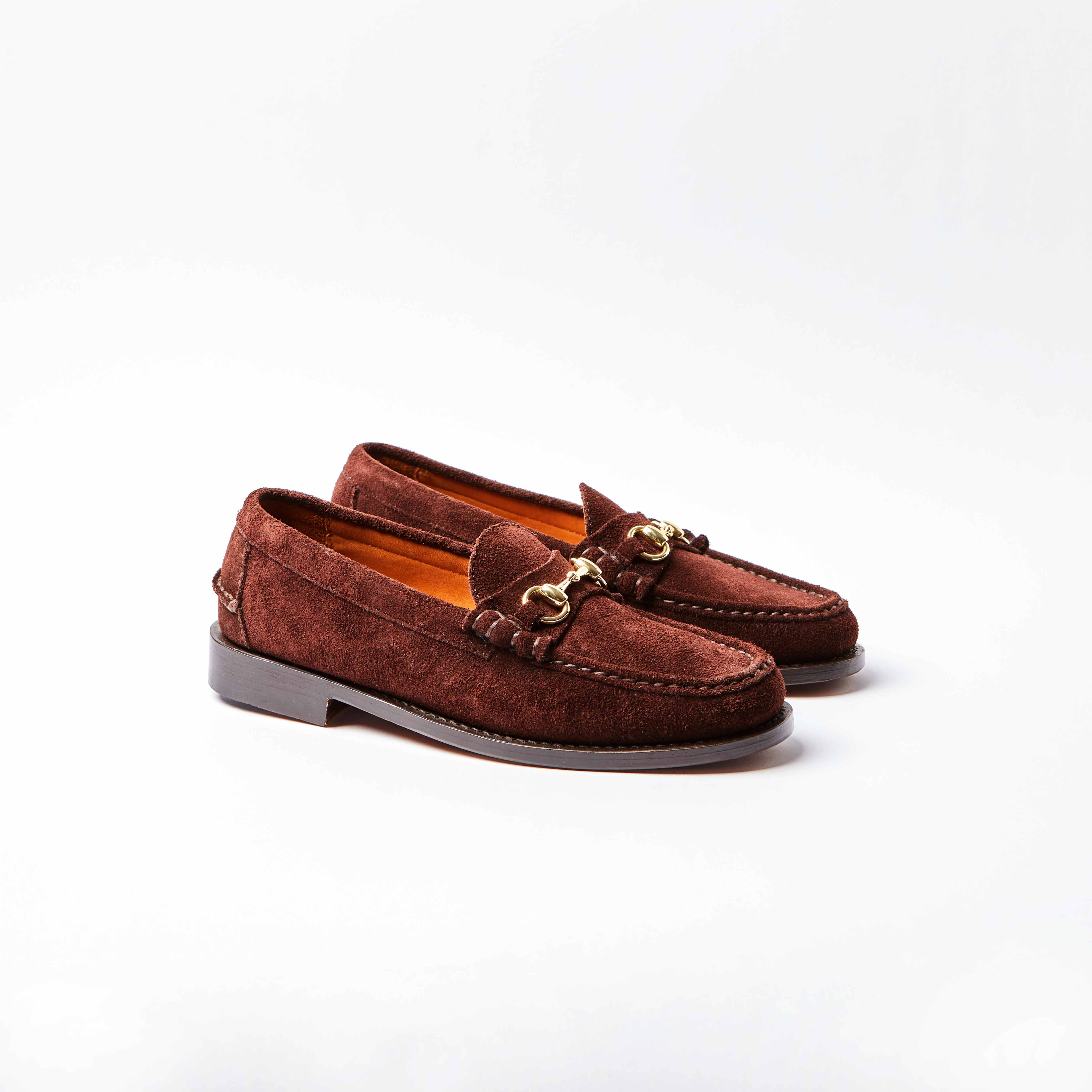 Joe Modena Loafer in Dark Brown Suede