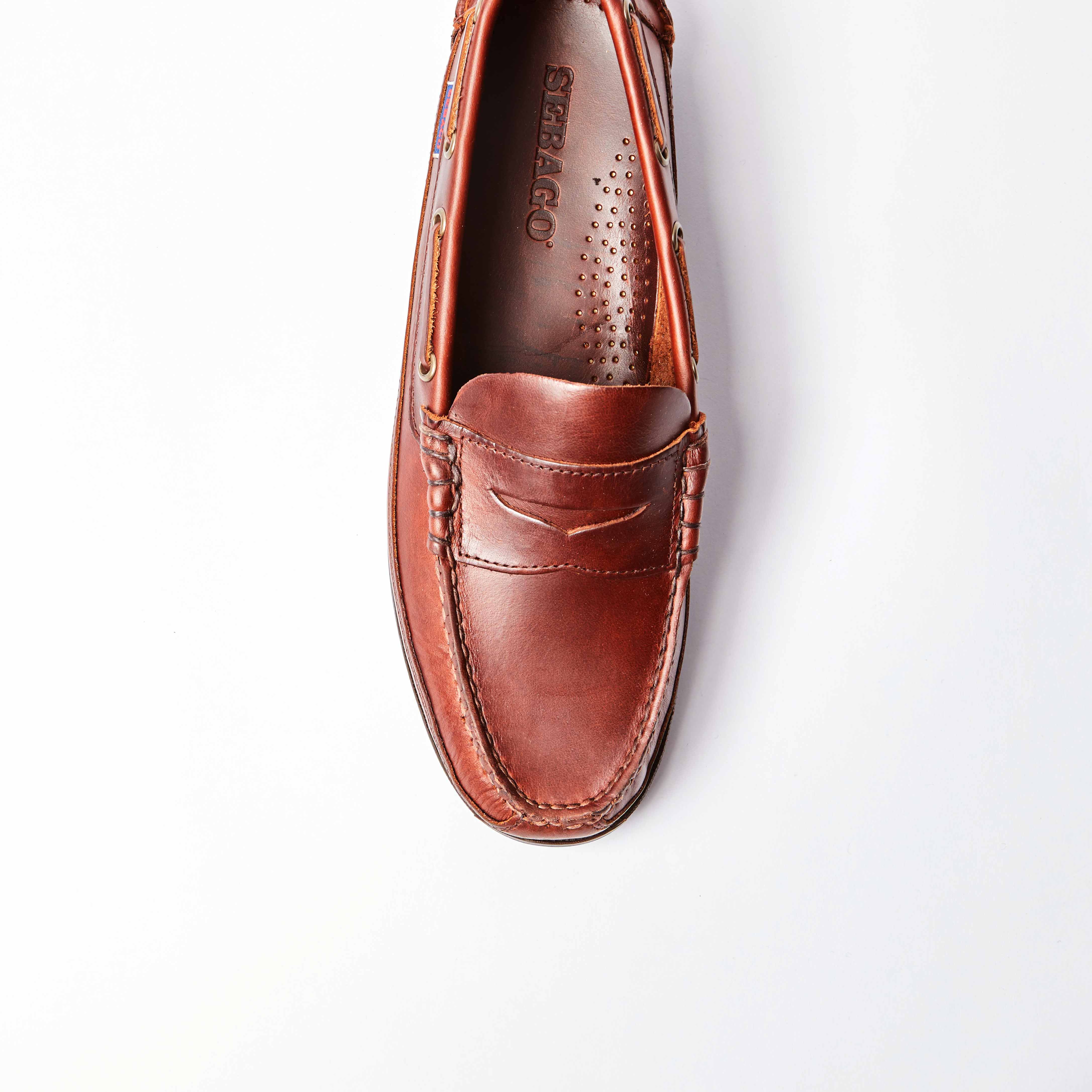 Sloop Waxed Brown Gum Loafer