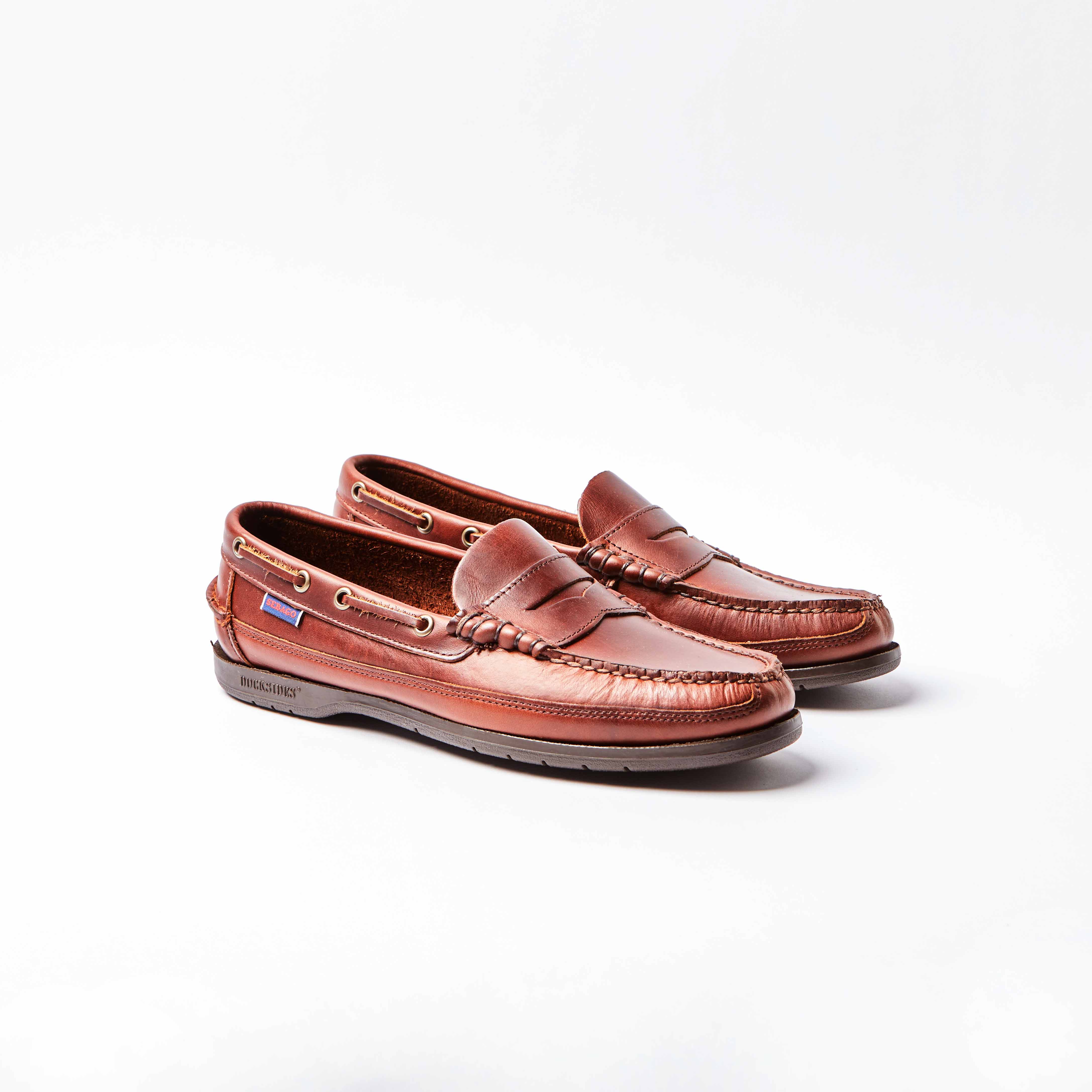 Sloop Waxed Brown Gum Loafer