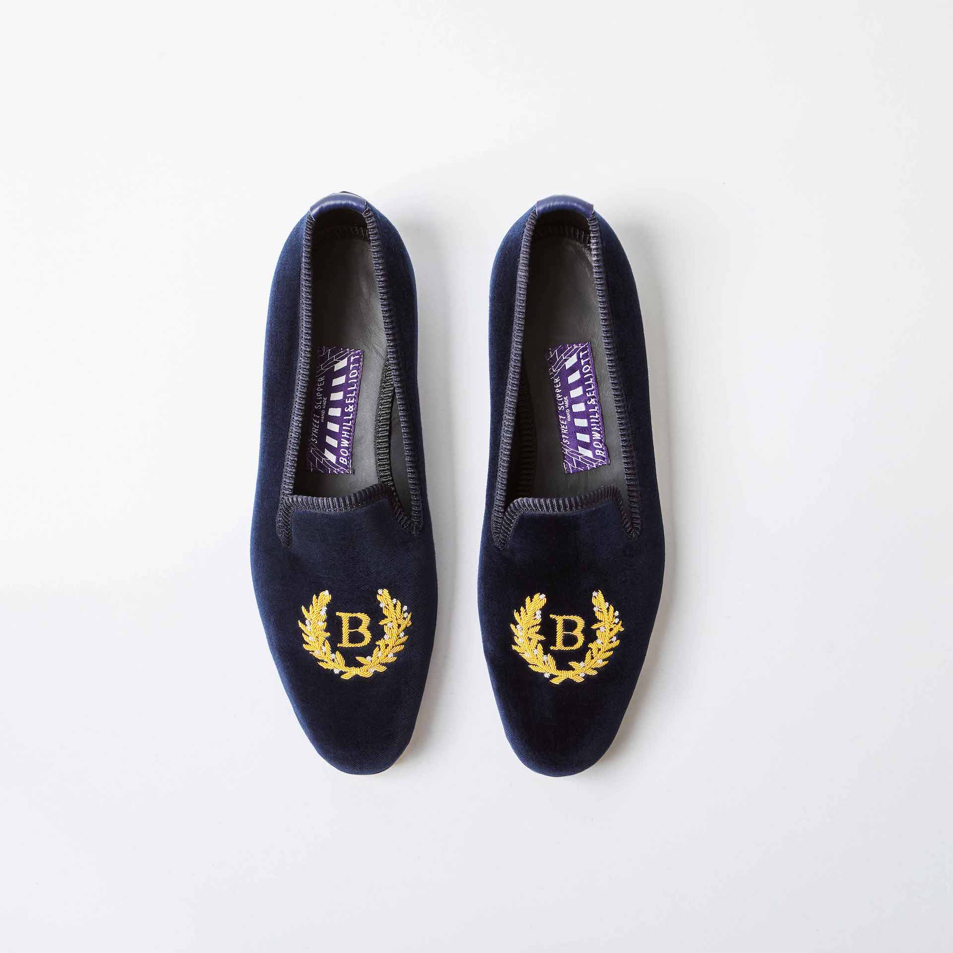 Women's Monogrammed Embroidered Slippers
