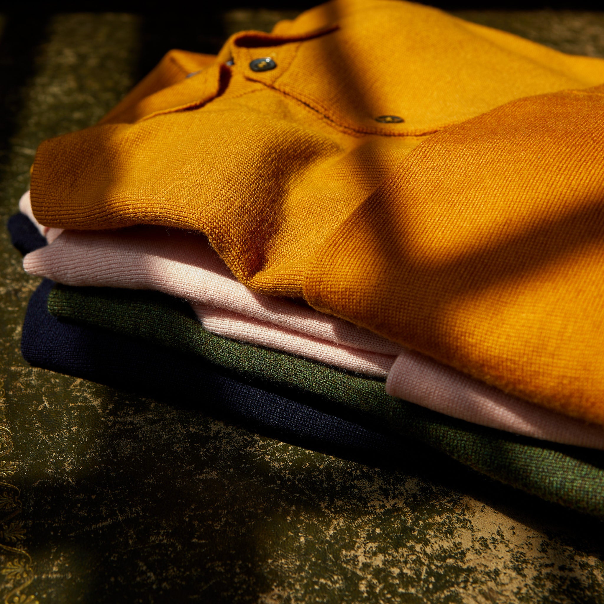 The Merino Polo in Navy