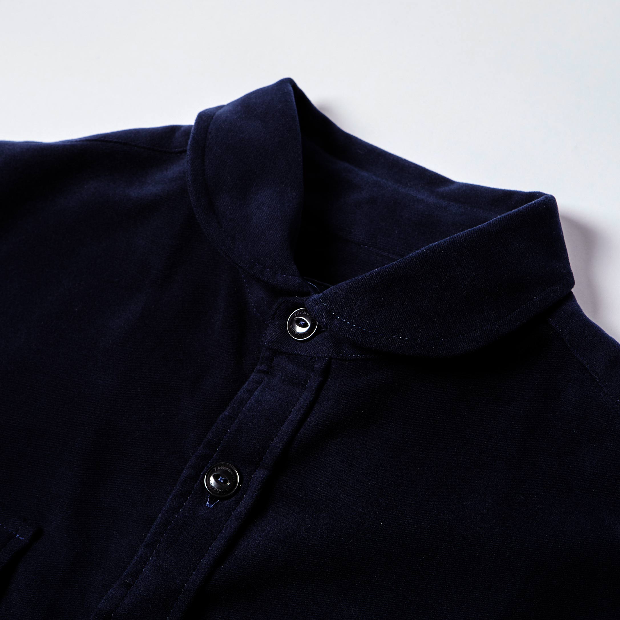 The Maritime Overshirt Navy Moleskin