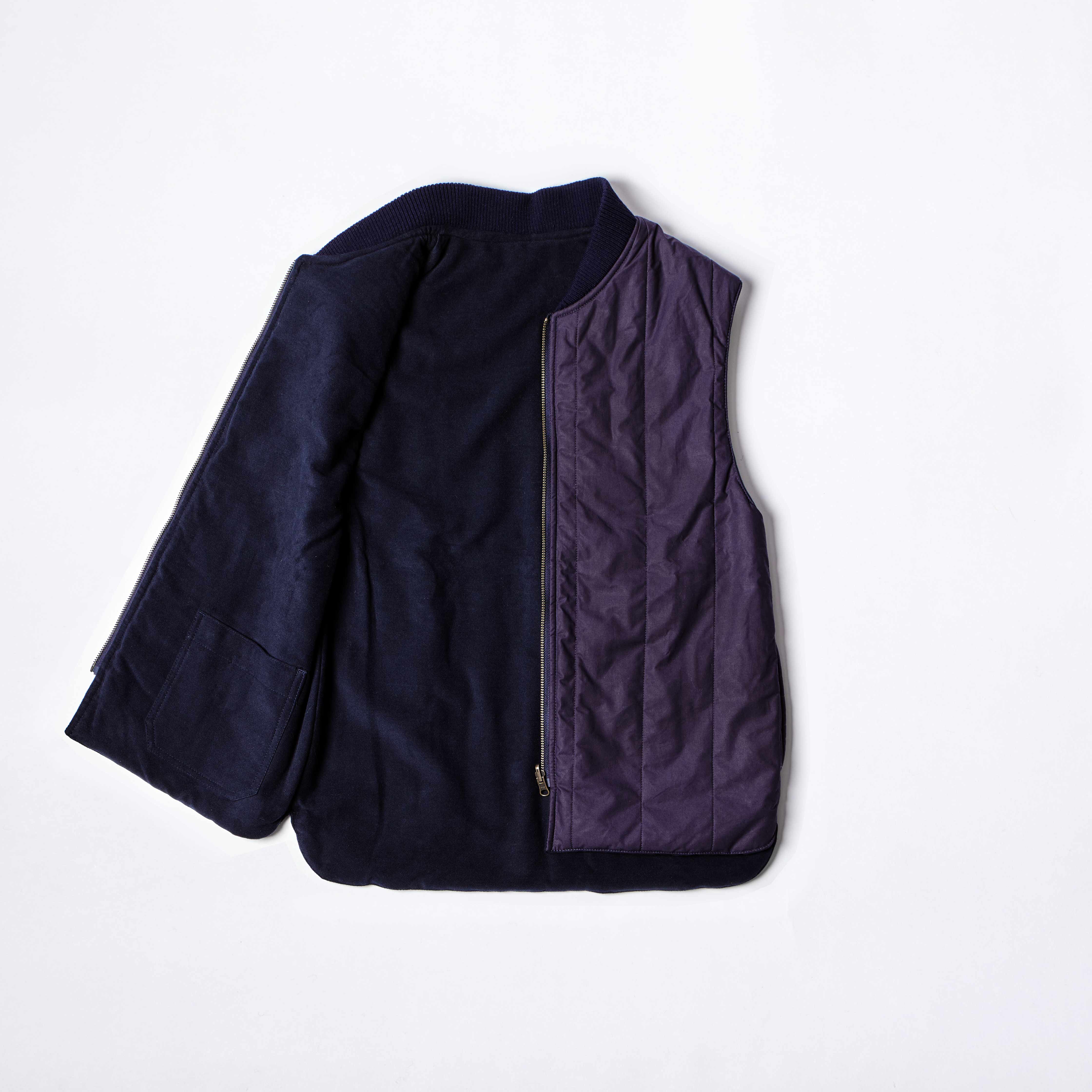 The Reversible Vest Navy