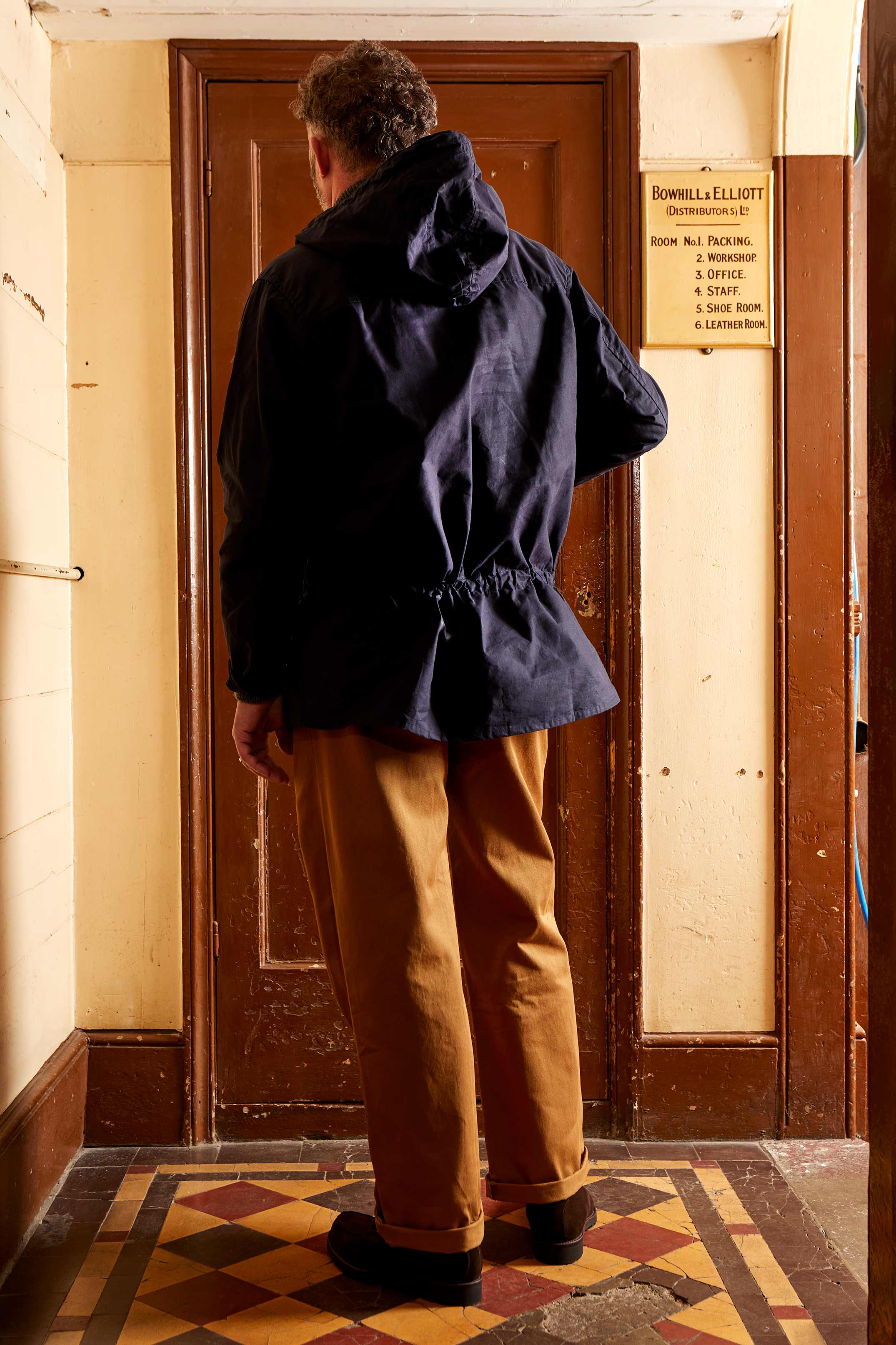 The Hooded Smock Navy