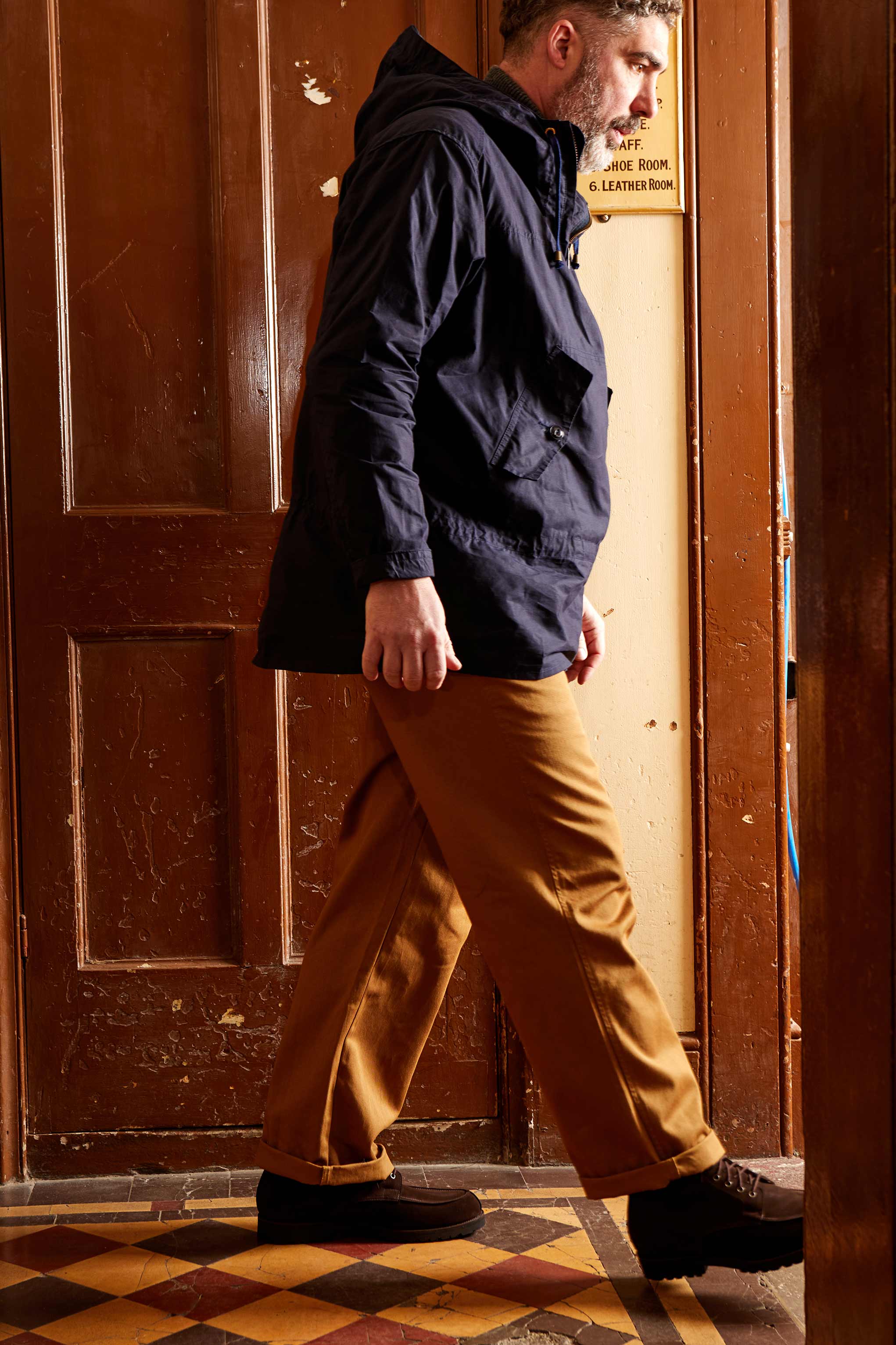 The Hooded Smock Navy