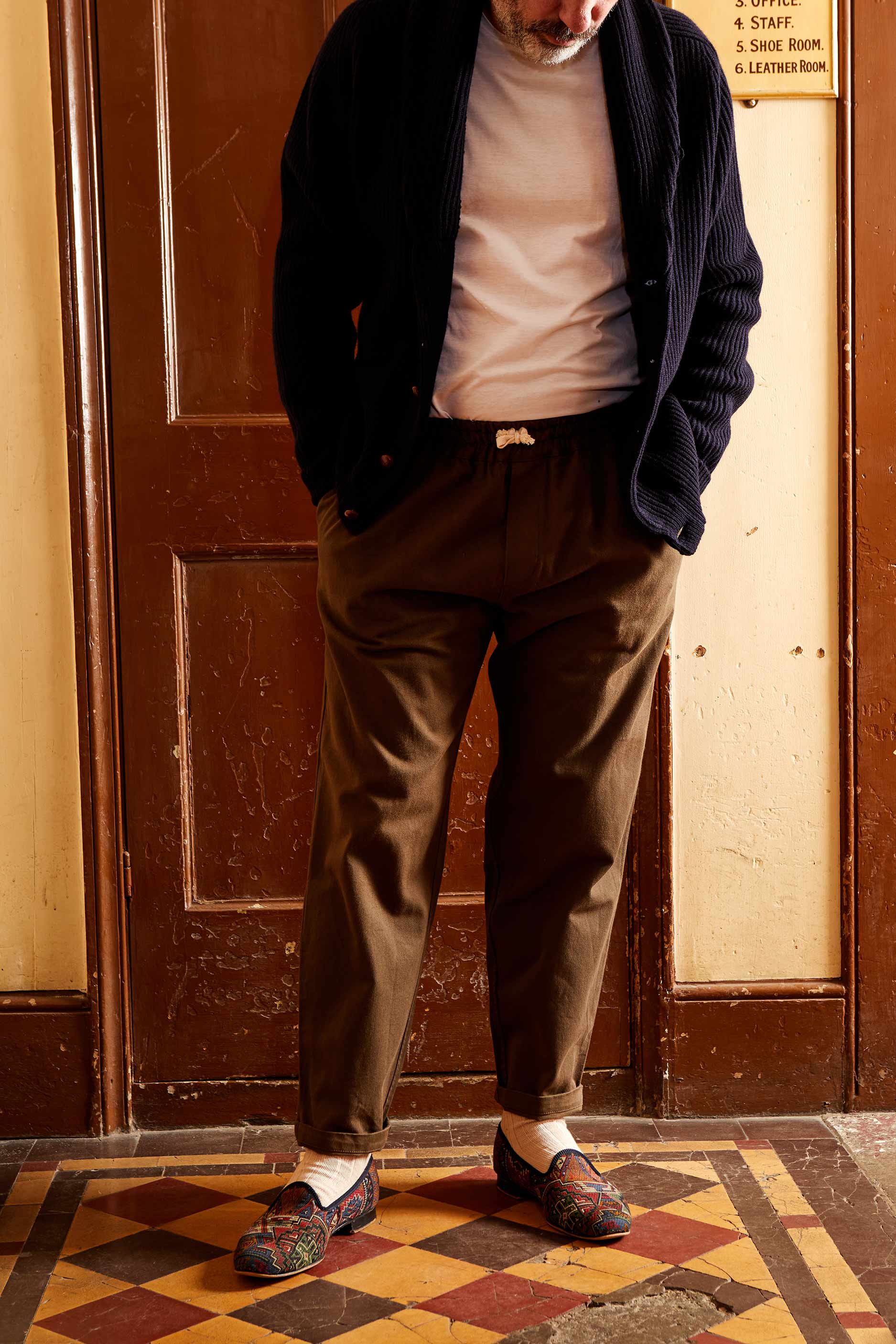 The Deck Trouser Olive