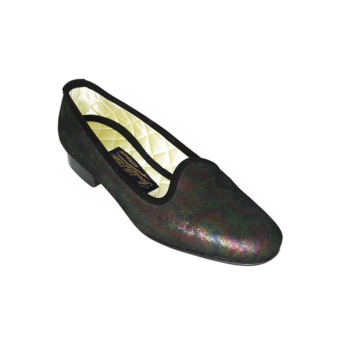 iridescent slippers