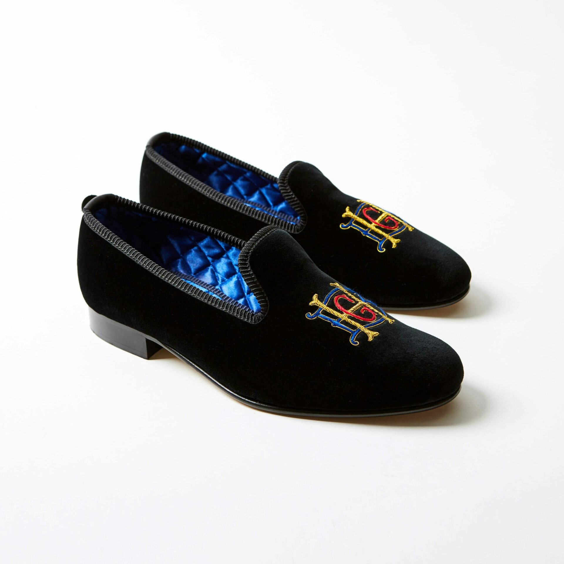 Men's Black Velvet Slipper II – Del Toro Shoes