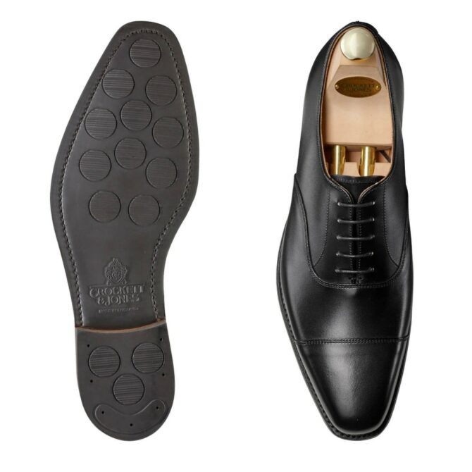 Crockett & Jones Hallam Black Calf