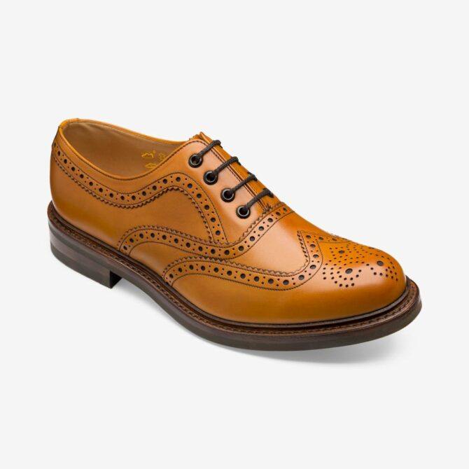 Loake Edward Tan Brogue Shoe