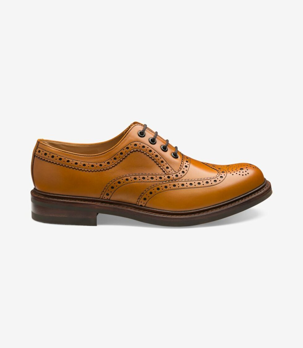 loake tan brogue