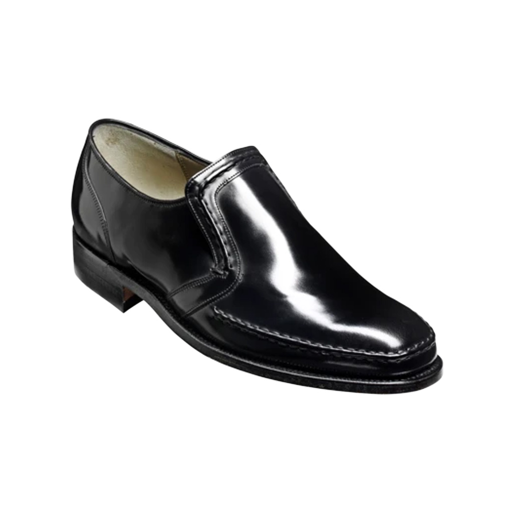 orinoco 2 loafer black hi shine leather