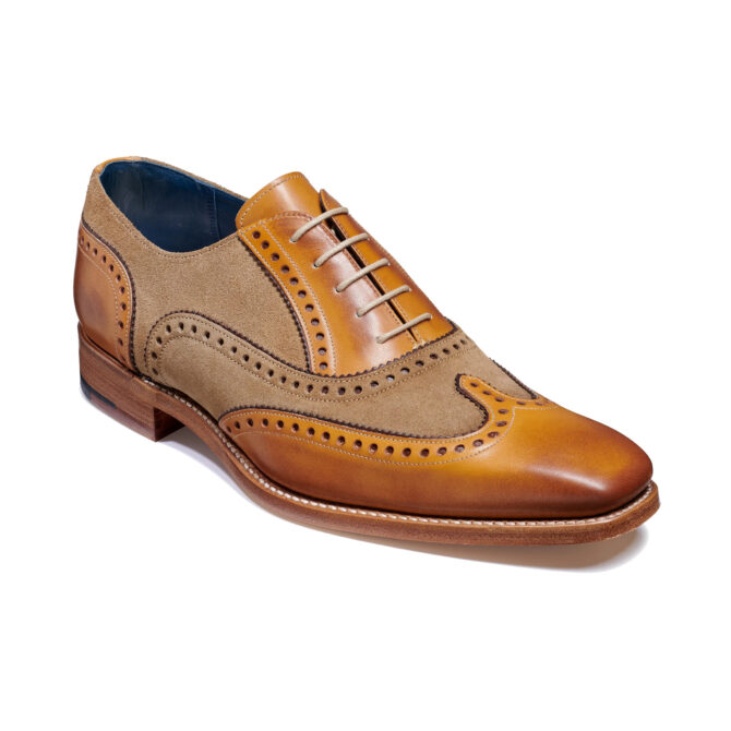 Barker Spencer Cedar Calf Snuff Suede