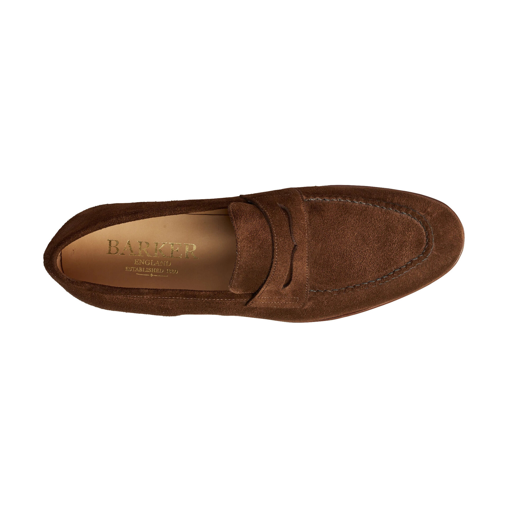 Barker Ledley Castagnia Suede Loafer - Bowhill & Elliott