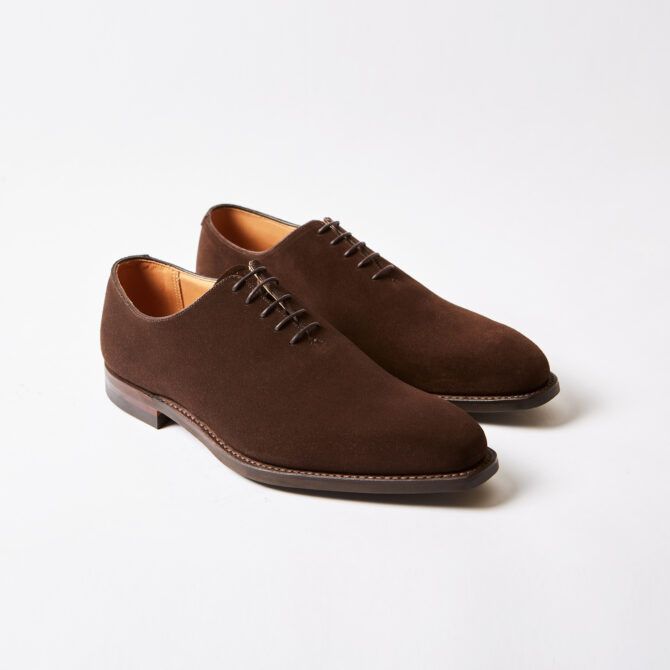 Crockett & Jones for Bowhill & Elliott - Alex Dark Brown Suede