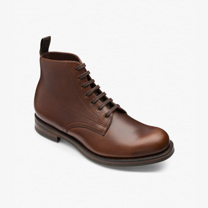 Loake Hebden Brown Derby Boots