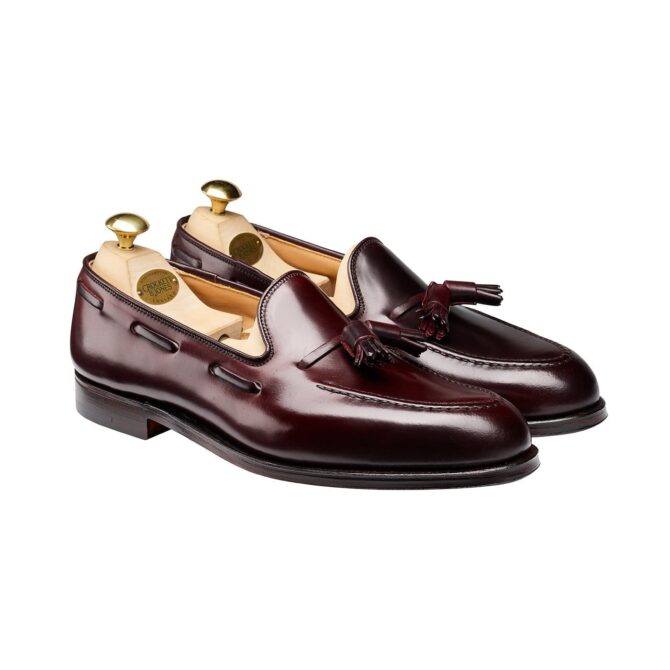 Crockett and Jones Cavendish Burgundy Cordovan Loafer