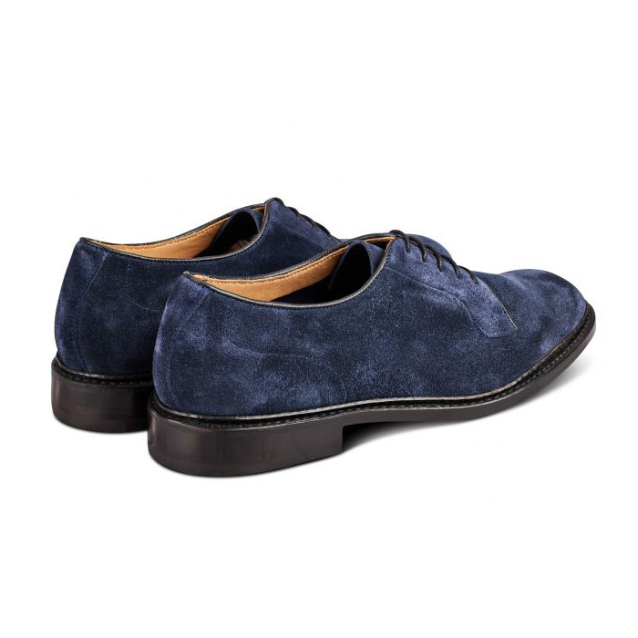 Trickers Robert Blue Suede Shoes