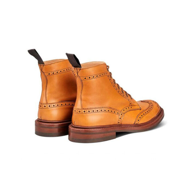 Trickers Stow Acorn Brown Brogue Boot