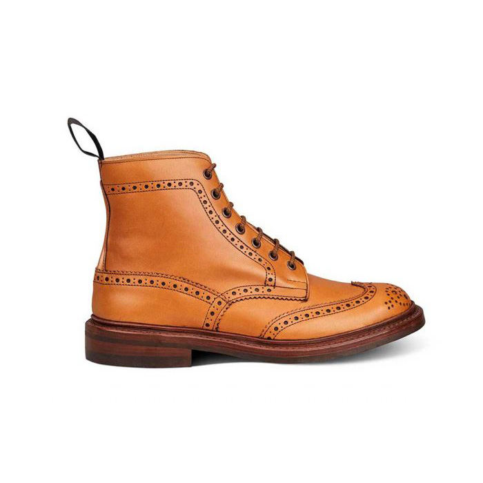 Trickers Stow Acorn Brown Brogue Boot