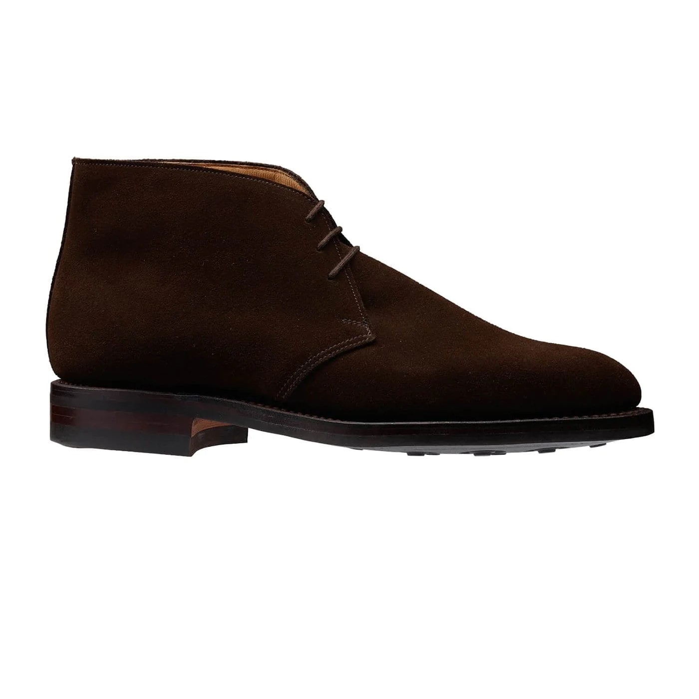 Crockett & Jones Chiltern Dark Brown Suede Chukka Boots - Bowhill & Elliott