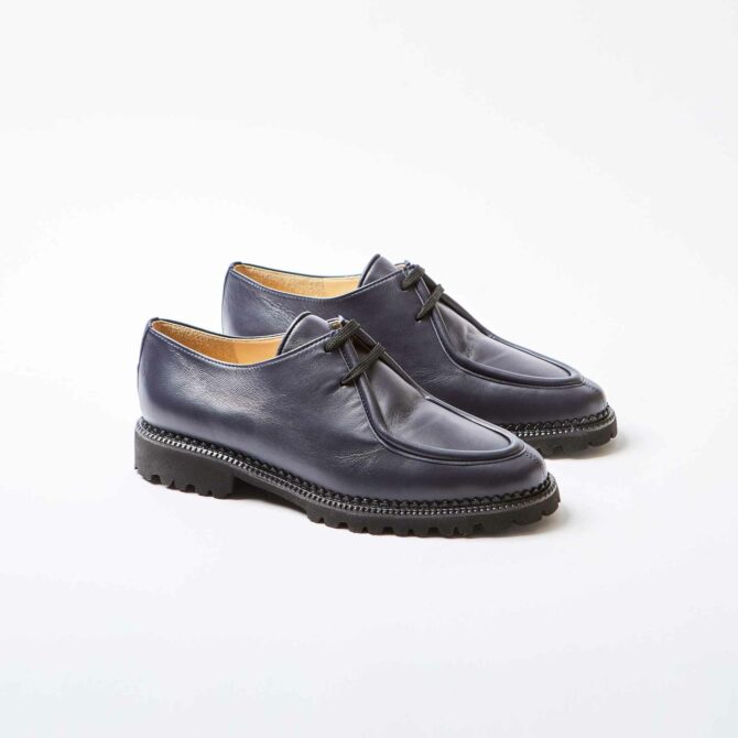 Brunate Navy Apron Shoe