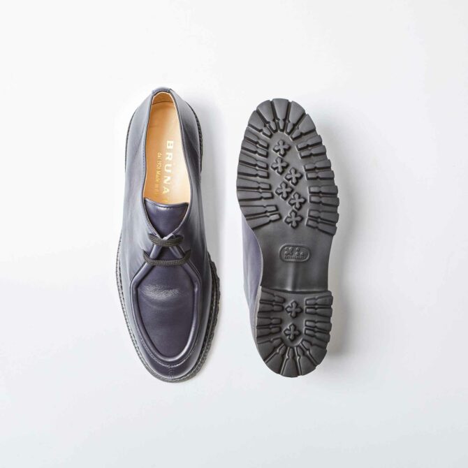 Brunate Navy Apron Shoe