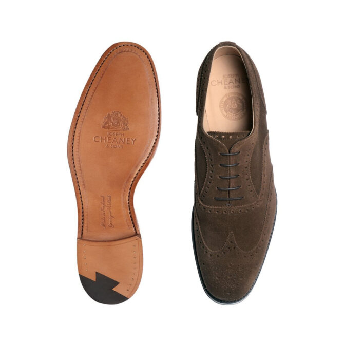 Cheaney Arthur III Plough Suede Oxford Brogues