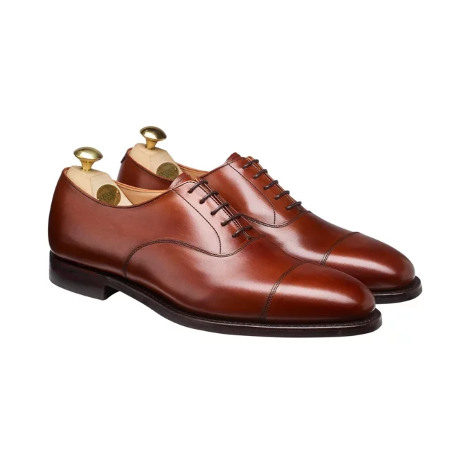 Crockett & Jones Connaught 2 Chestnut Burnished Calf Oxford