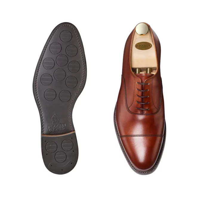 Crockett & Jones Connaught 2 Chestnut Burnished Calf Oxford