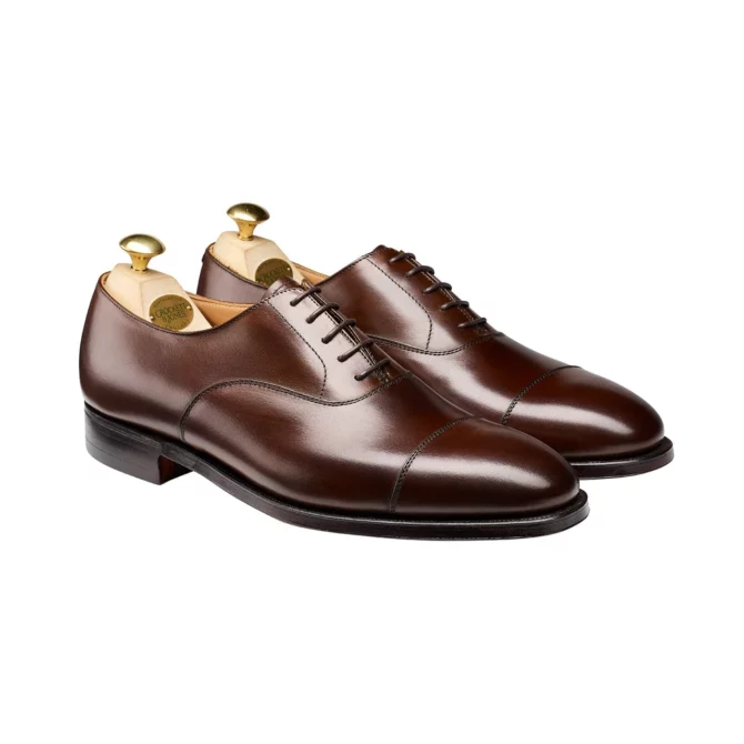 Crockett & Jones Connaught Dark Brown Burnished Calf