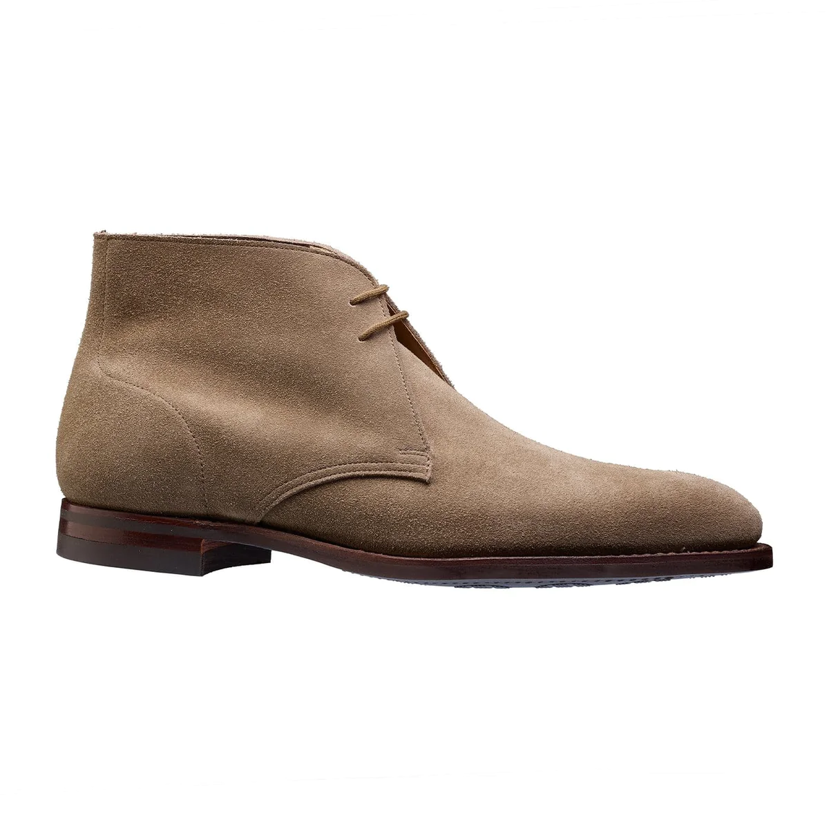 Crockett & Jones Sulgrave Khaki Suede Chukka Boots - Bowhill & Elliott